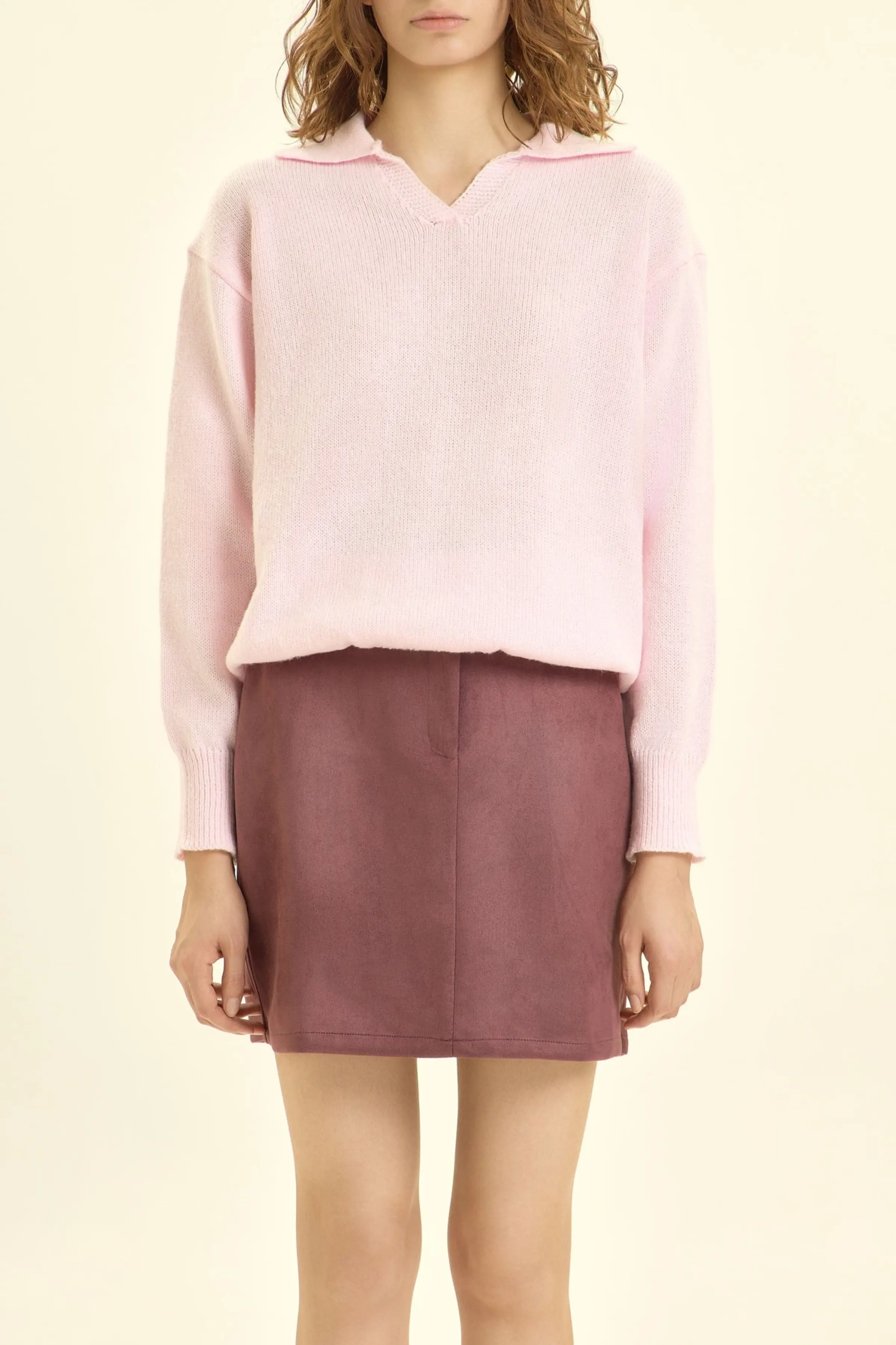 Джемпер розовый для женщин 46194-17 60