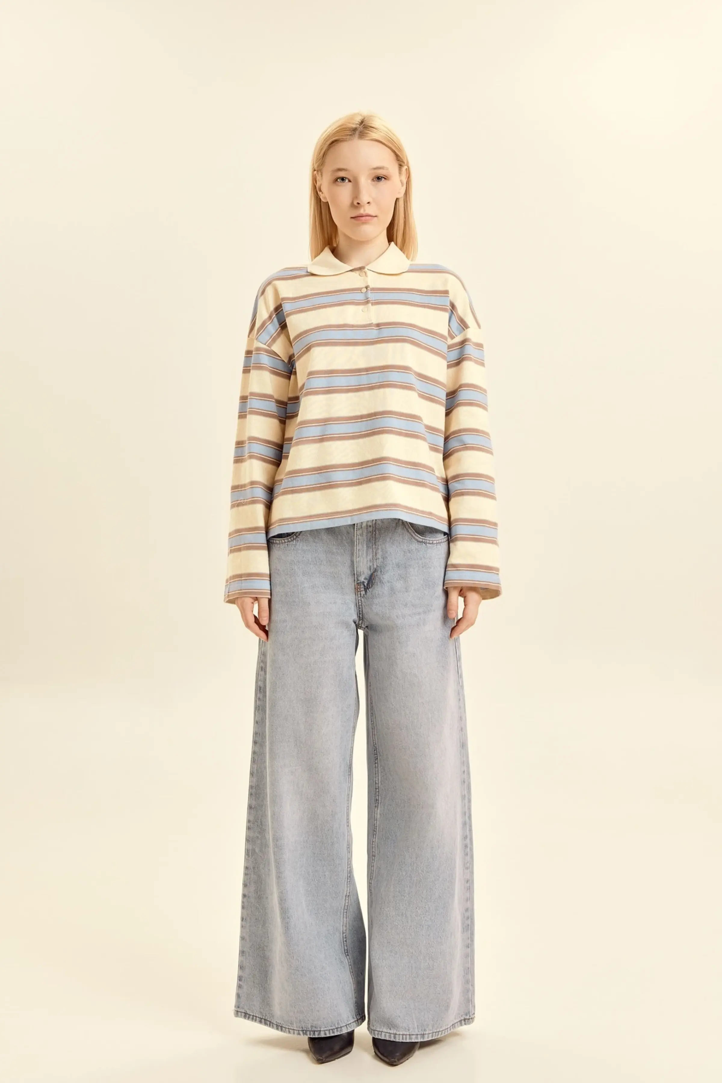 Джинсы голубой для женщин 46188-10 74