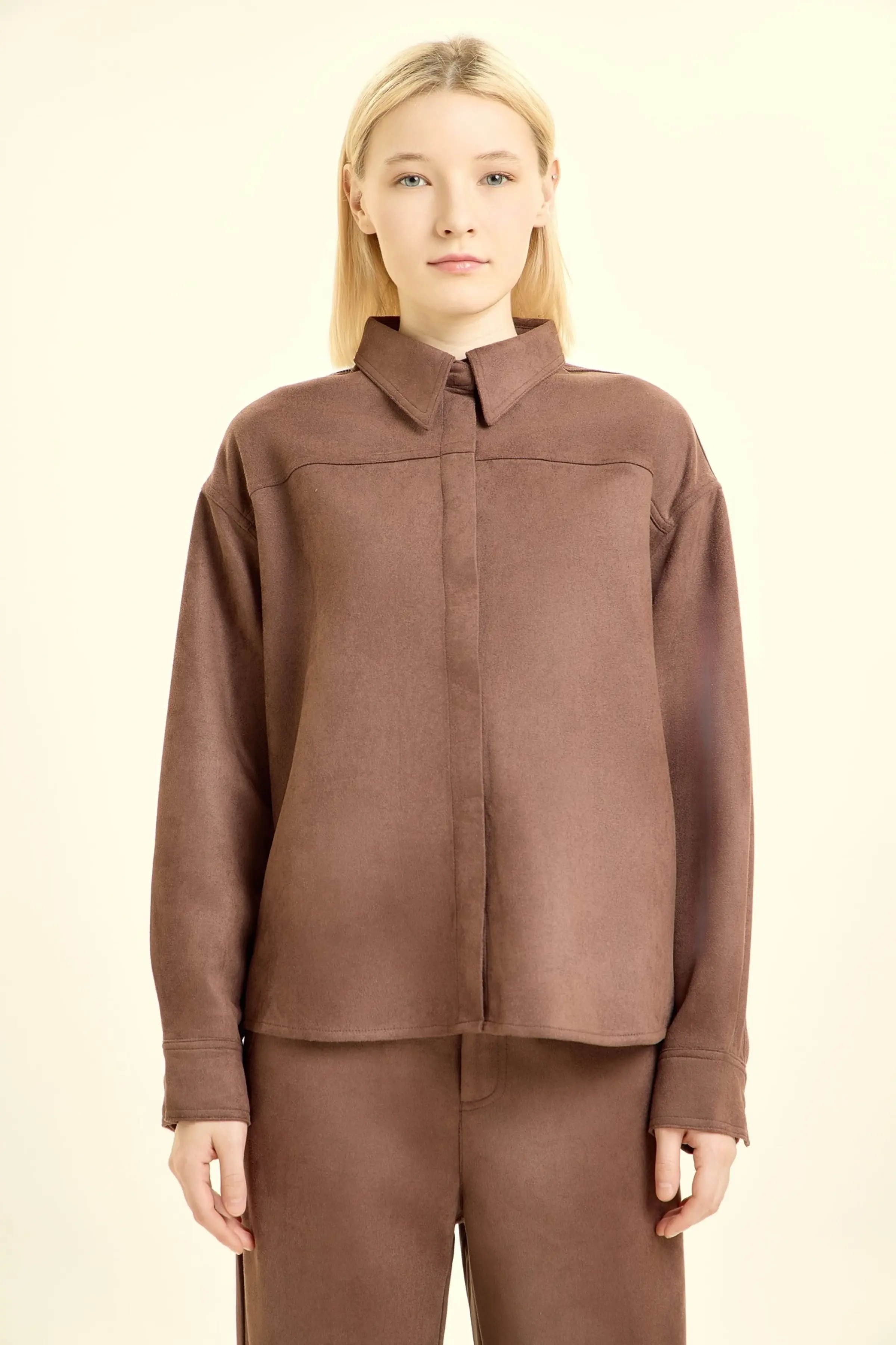 Рубашка коричневый для женщин 46131-13 66