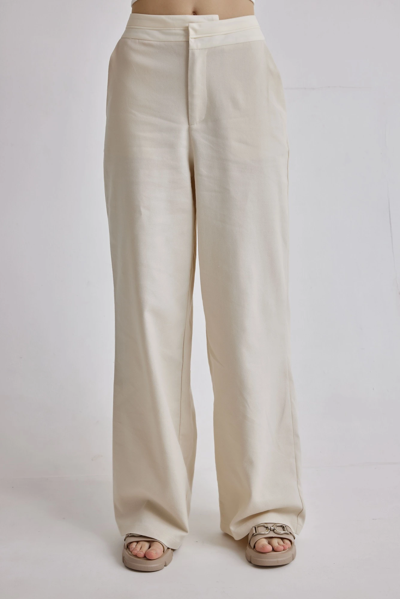 Брюки бежевый для женщин 41108-15 71