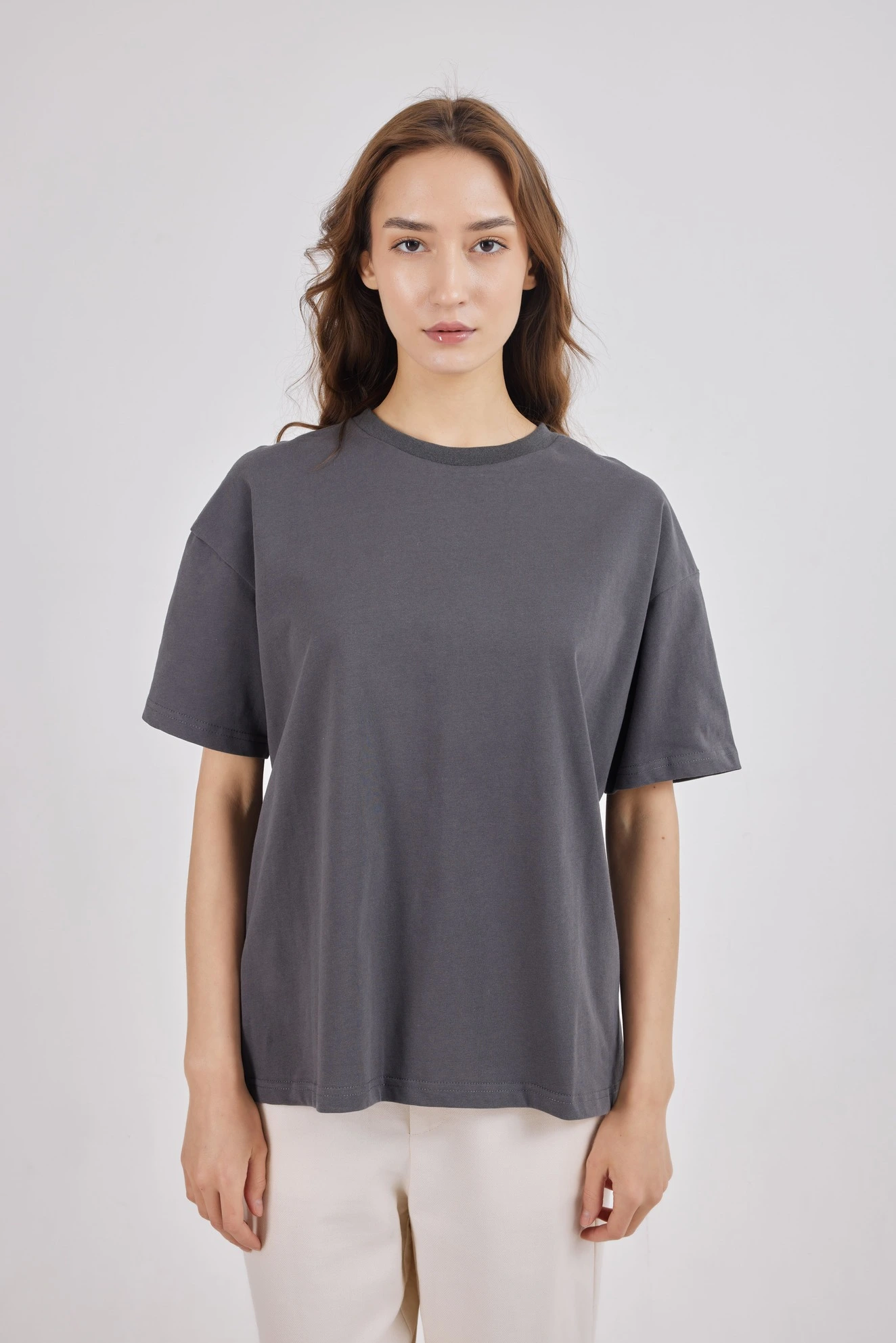 Футболка темно-серый для женщин 41285-12 67