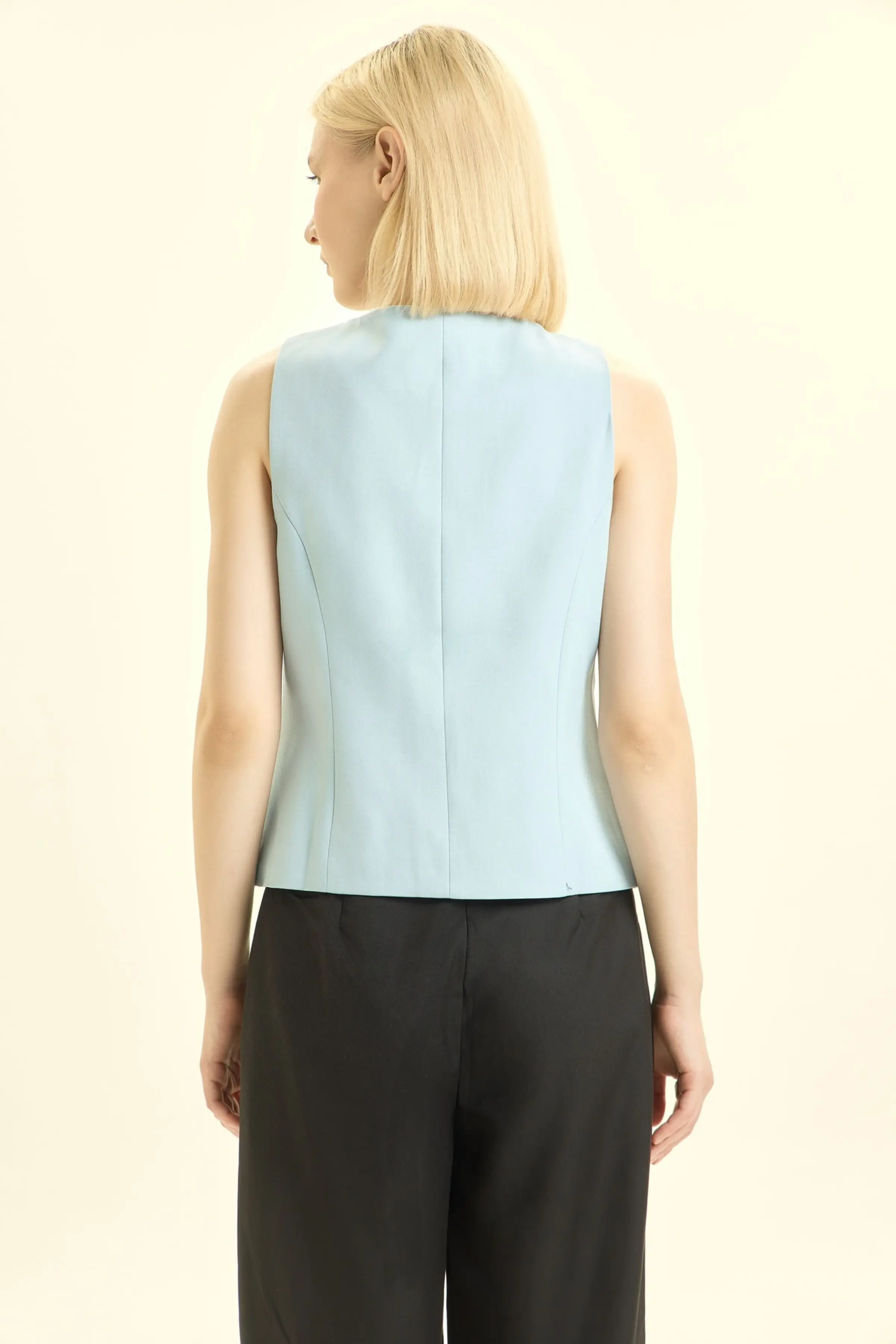 Жилетка голубой для женщин 46183-10 58