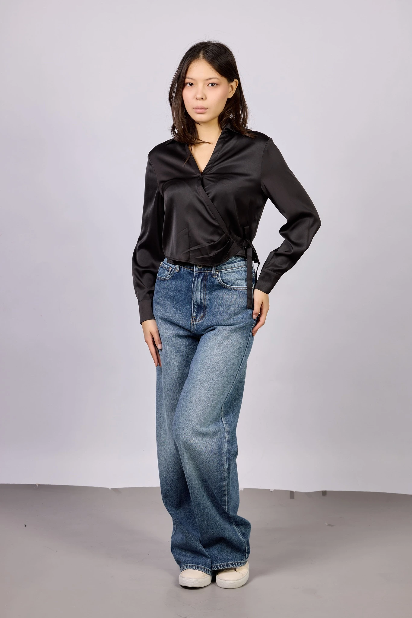 Блузка черный для женщин 42256-1 28