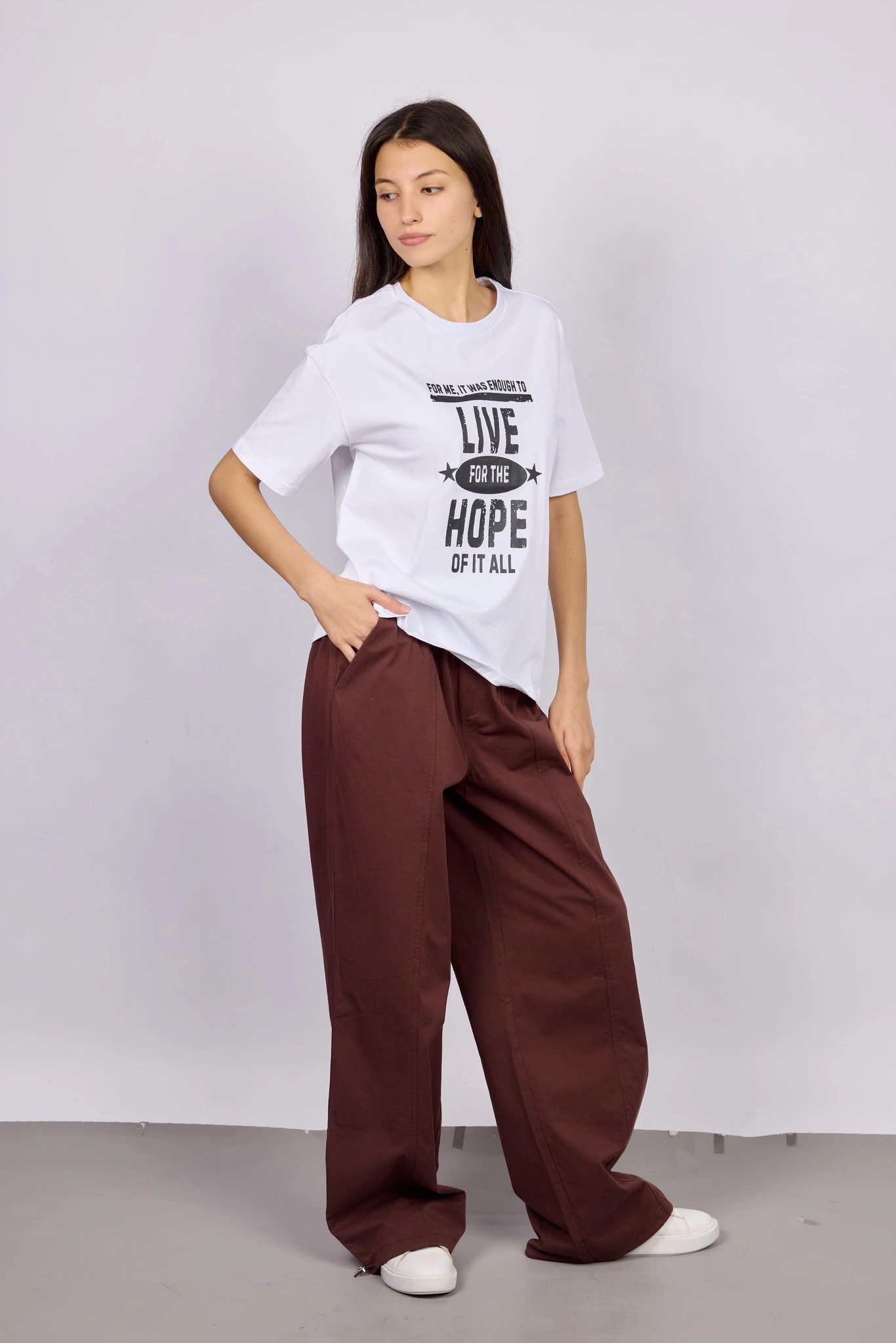 Брюки бордовый для женщин 42219-67 71