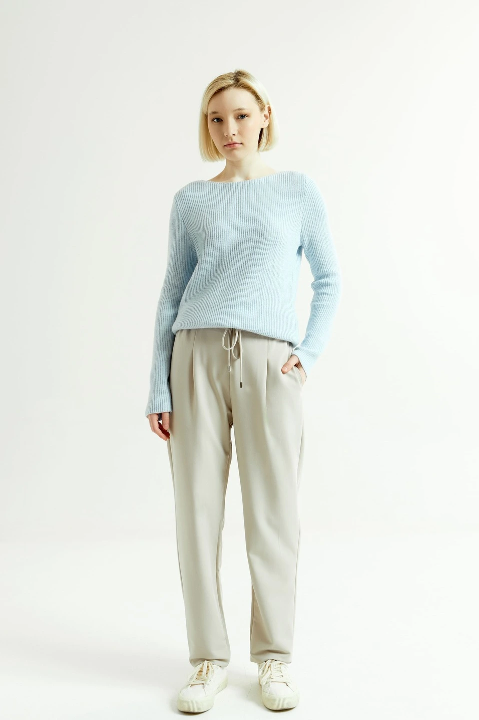 Джемпер голубой для женщин 43165-10 60