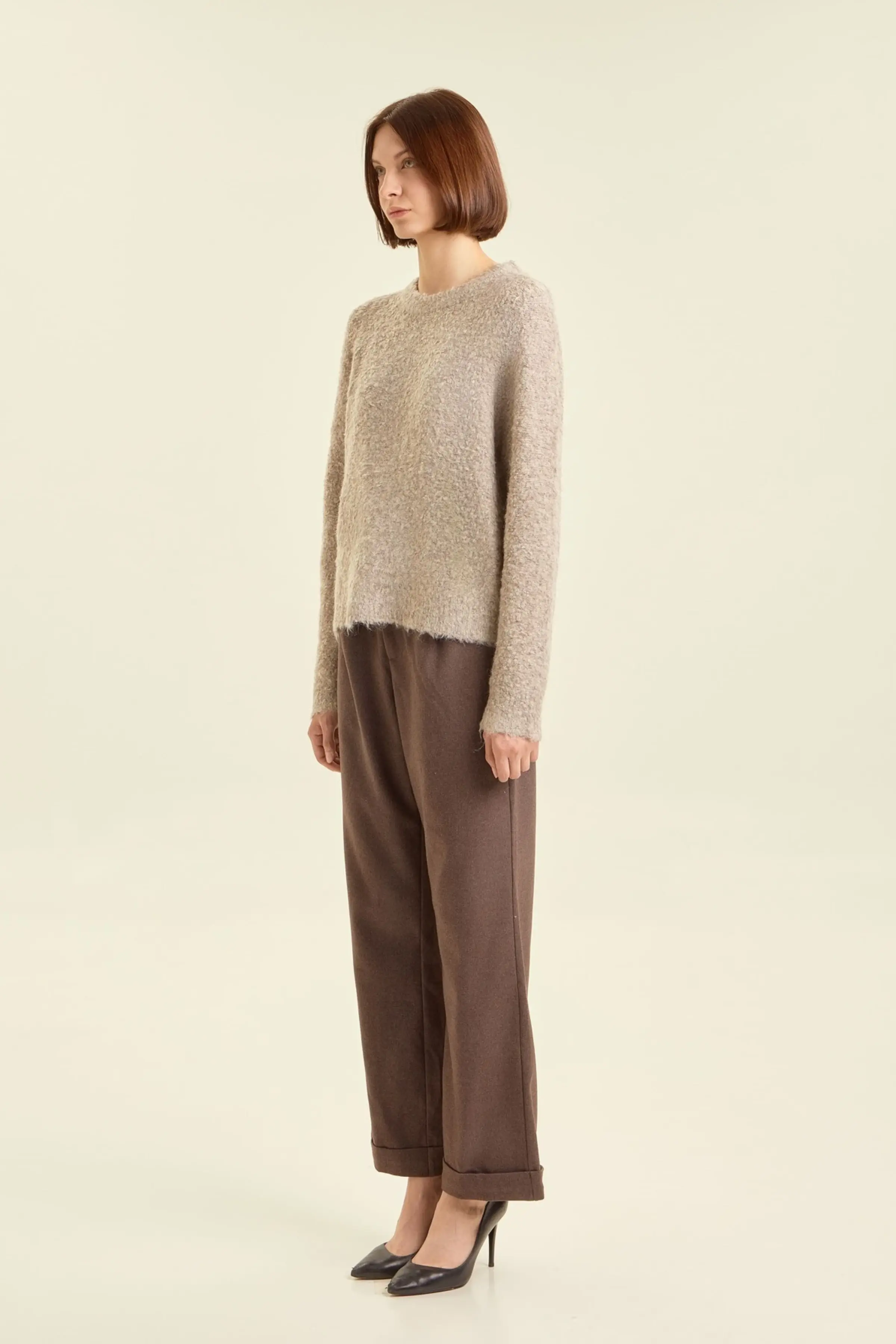 Свитер бежевый для женщин 47292-15 65