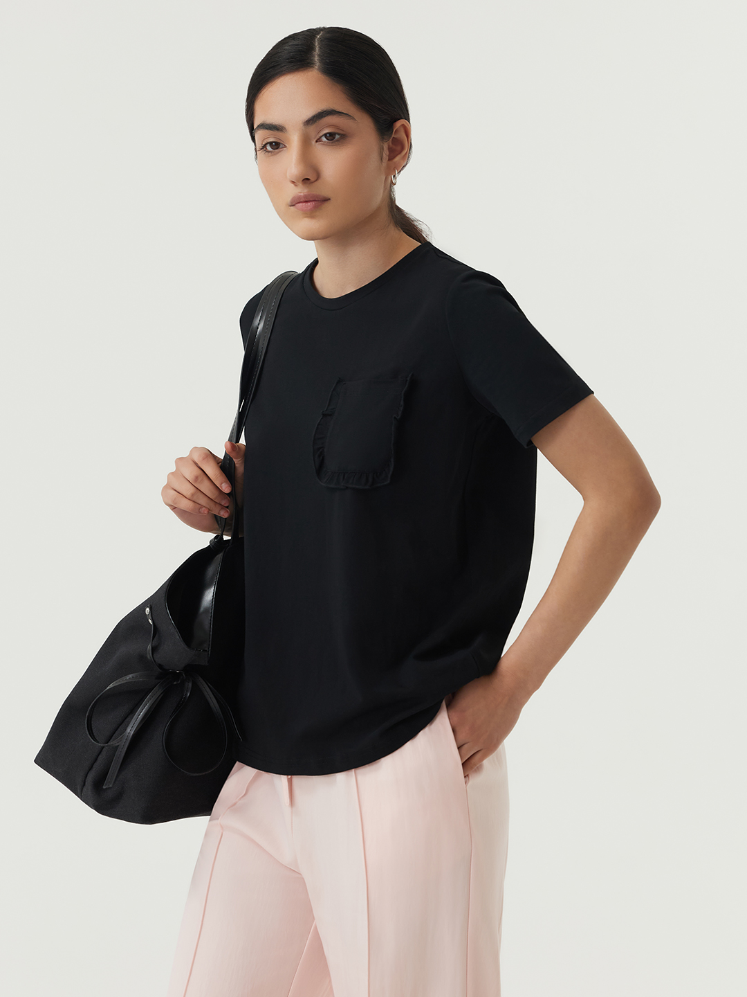 Футболка черный для женщин 48274-1 67