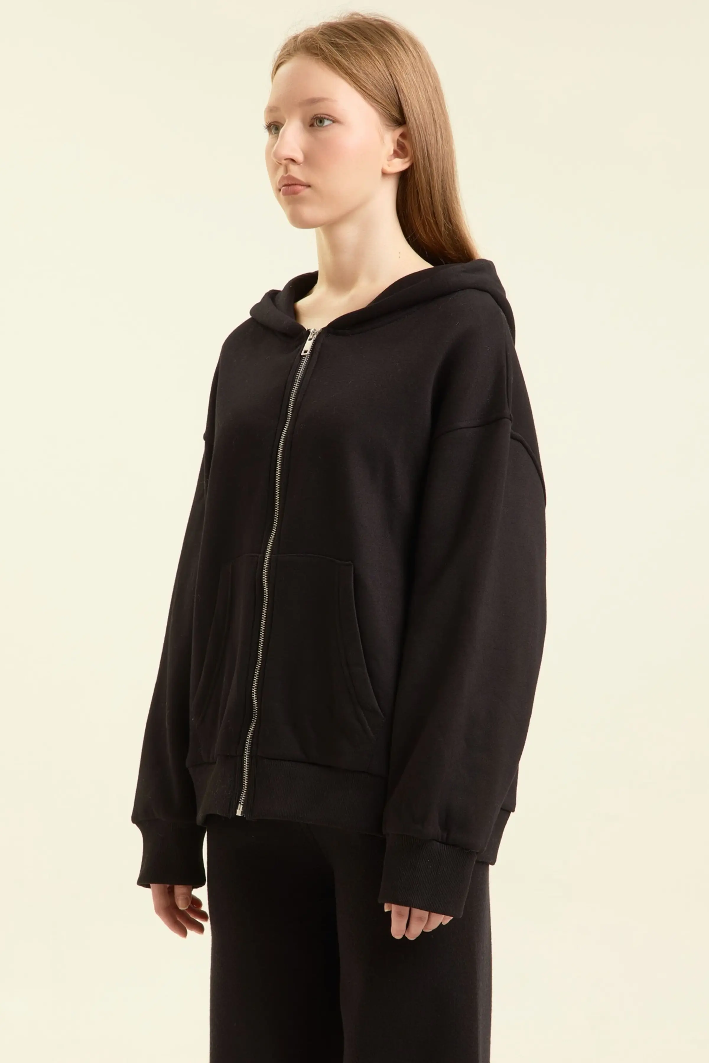 Худи черный для женщин 47244-1 62