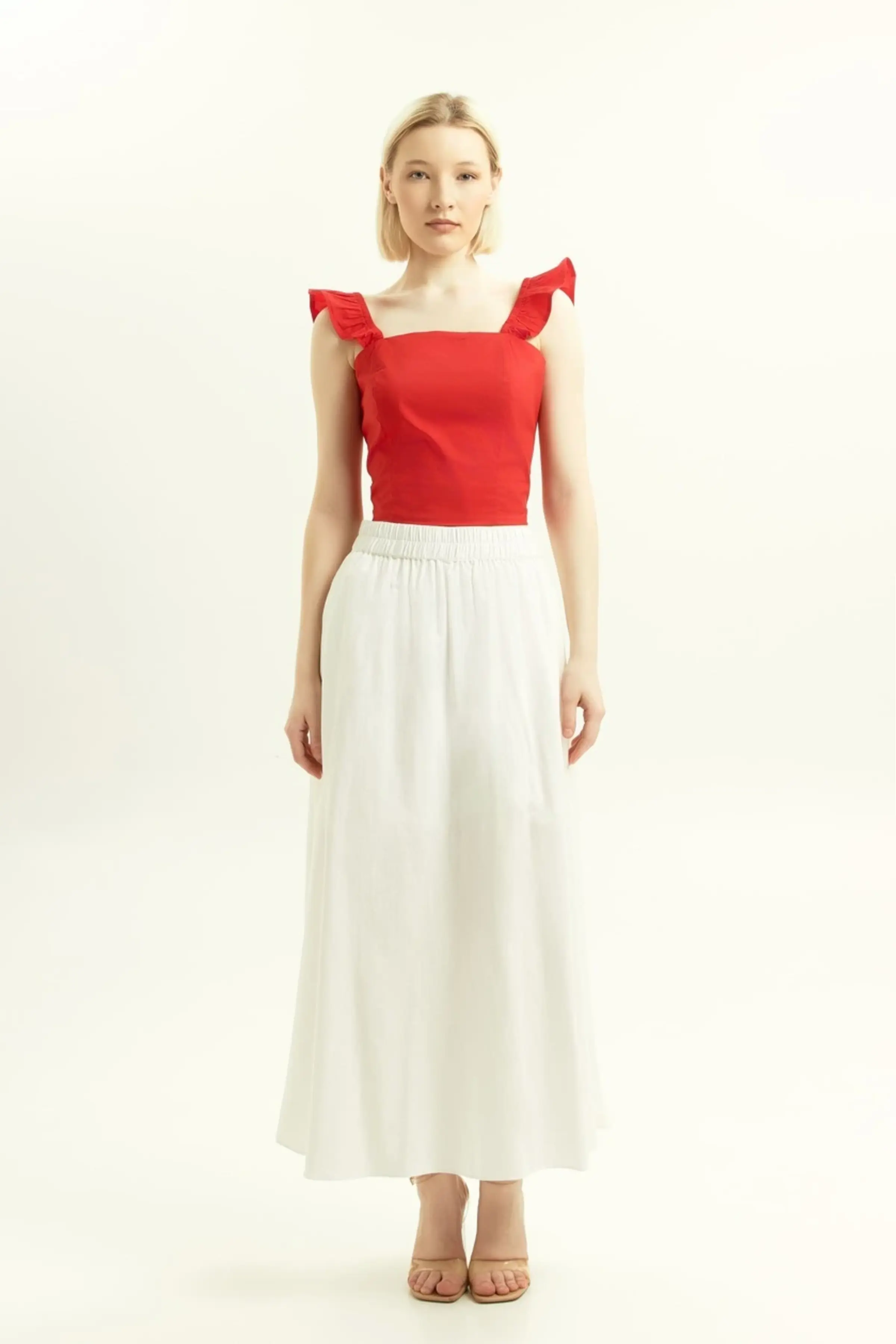 Топ красный для женщин 45185-7 46