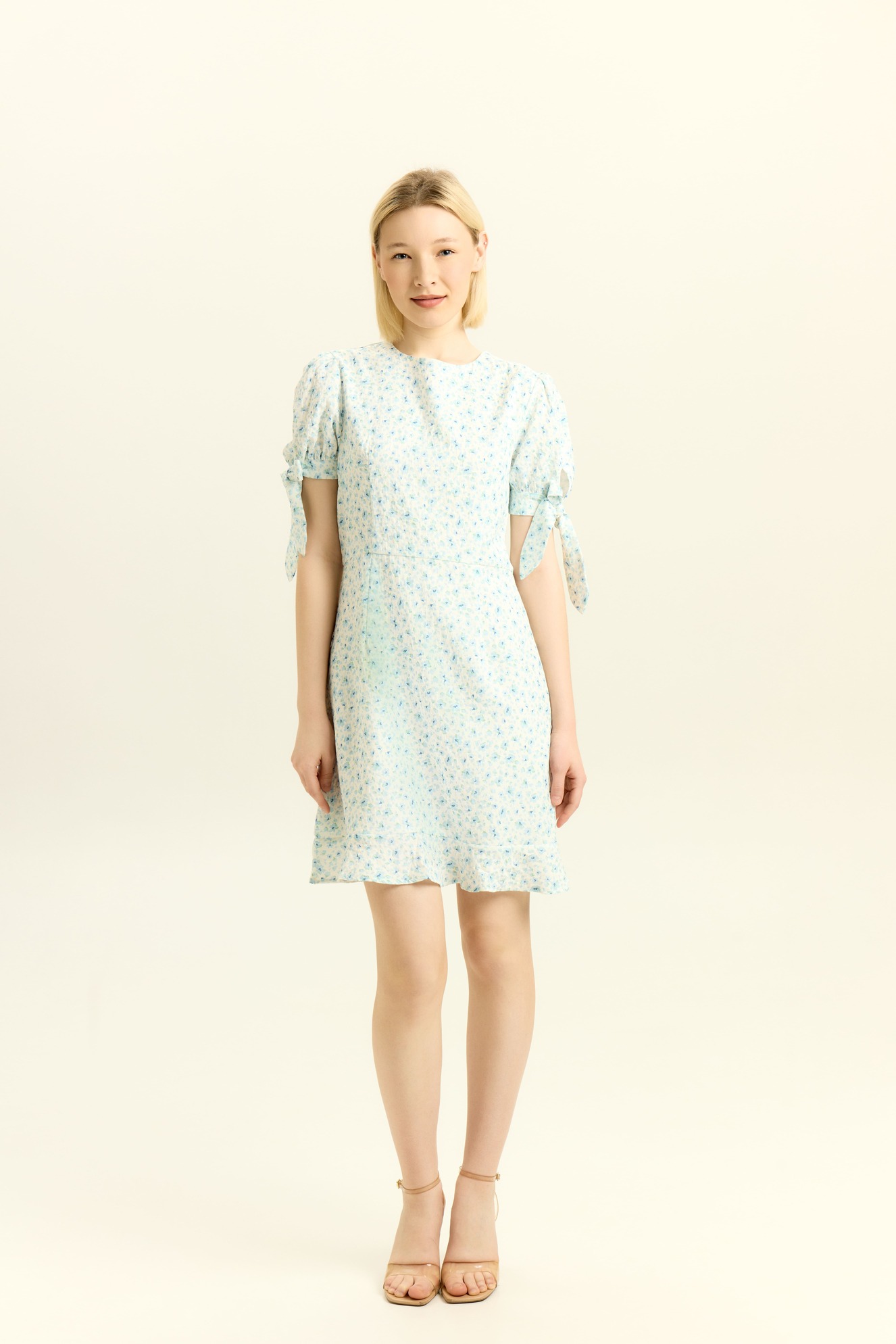 Платье синий цветочек для женщин 41138-188 54