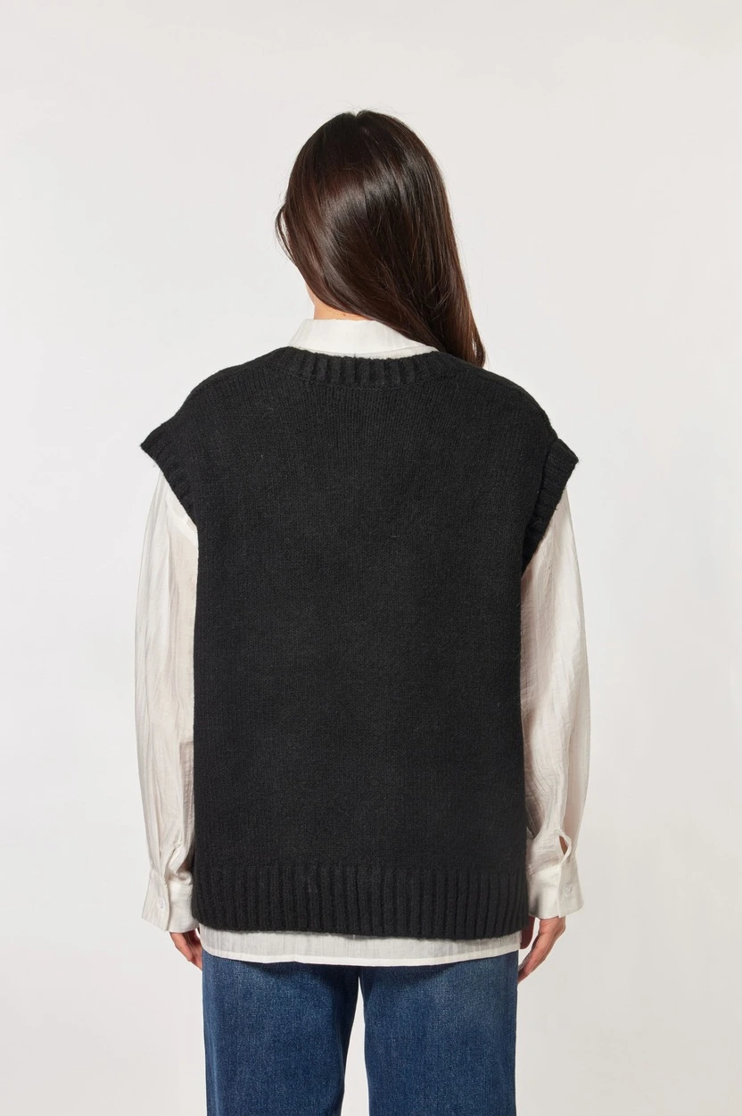 Жилетка черный для женщин 44200-1 68