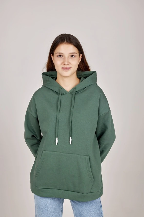Худи темно-зеленый для женщин 152/200/34257-20 62