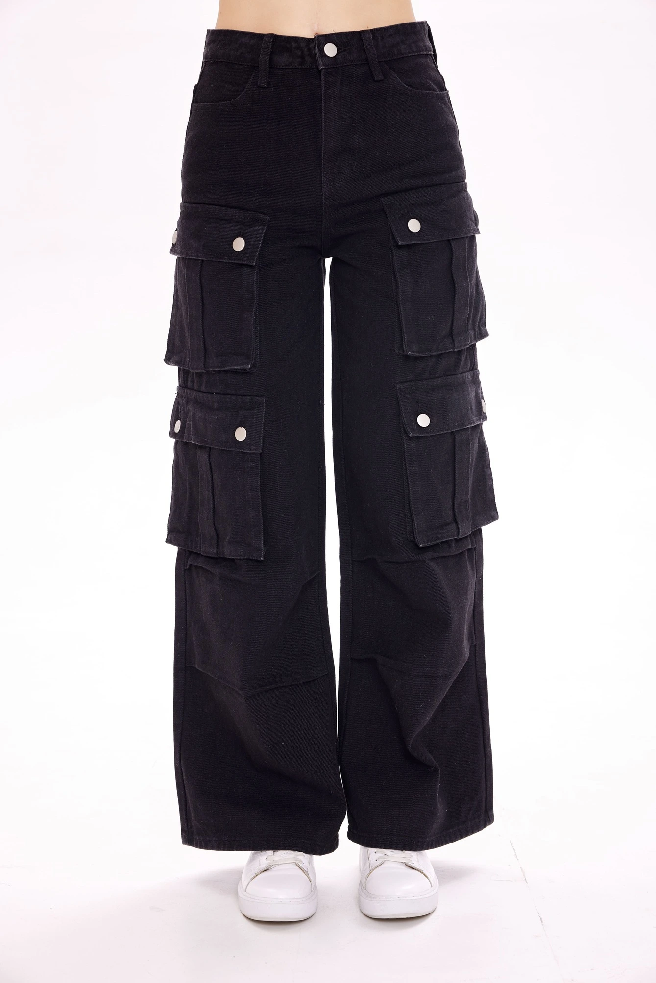 Джинсы черный для женщин 39134-1 74