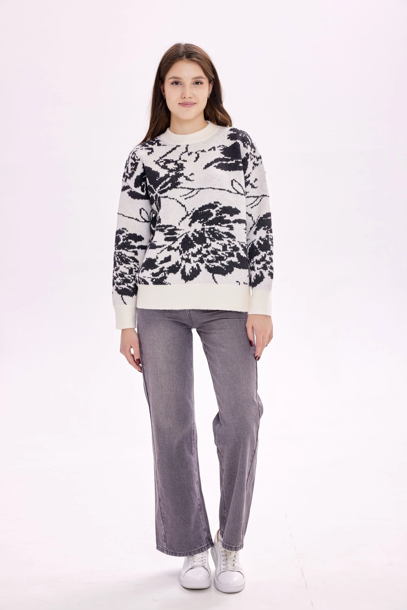 Свитер белый для женщин 39229-4 65