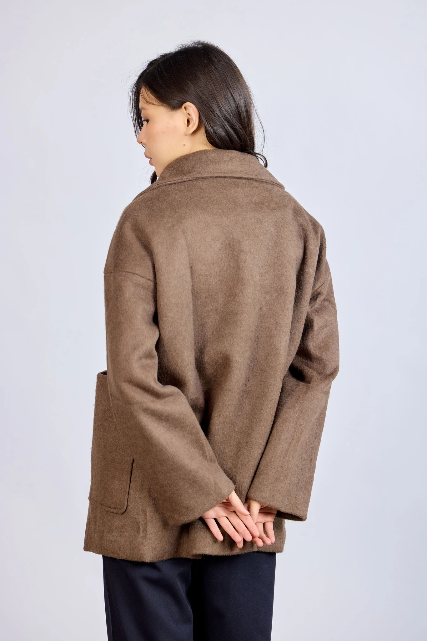 Пальто коричневый для женщин 43425-13 53