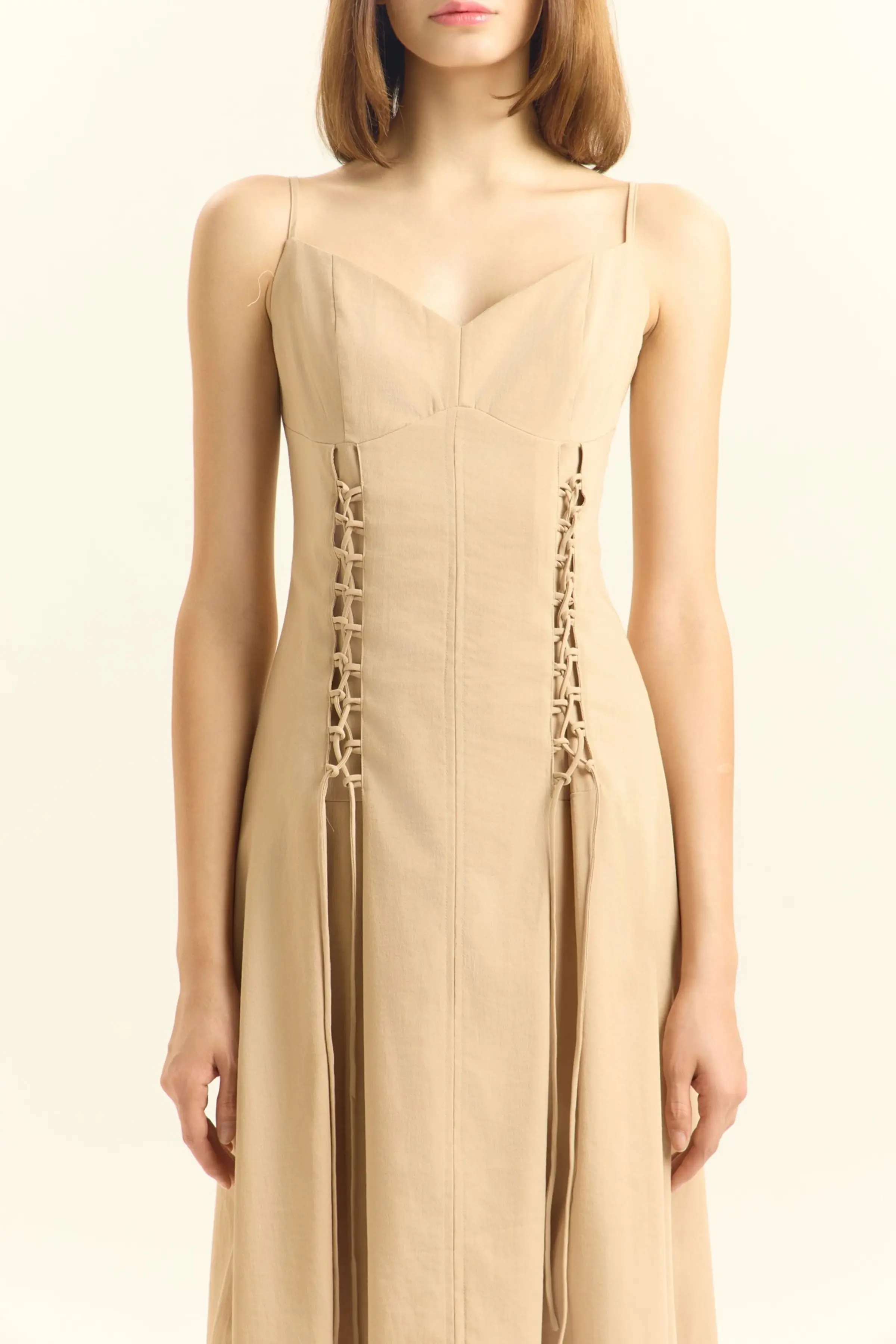 Сарафан бежевый для женщин 45218-15 48