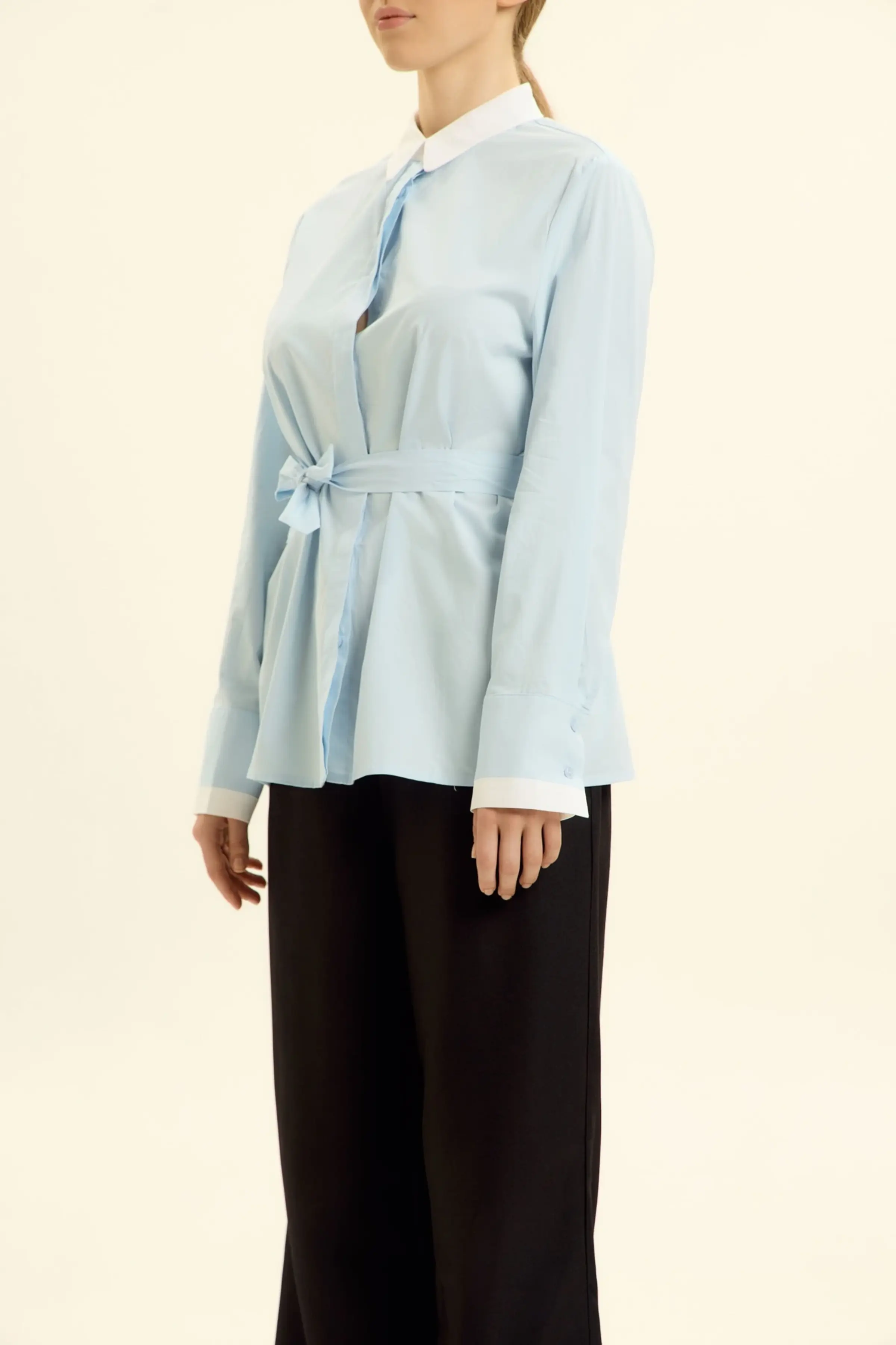 Рубашка голубой для женщин 46308-10 66