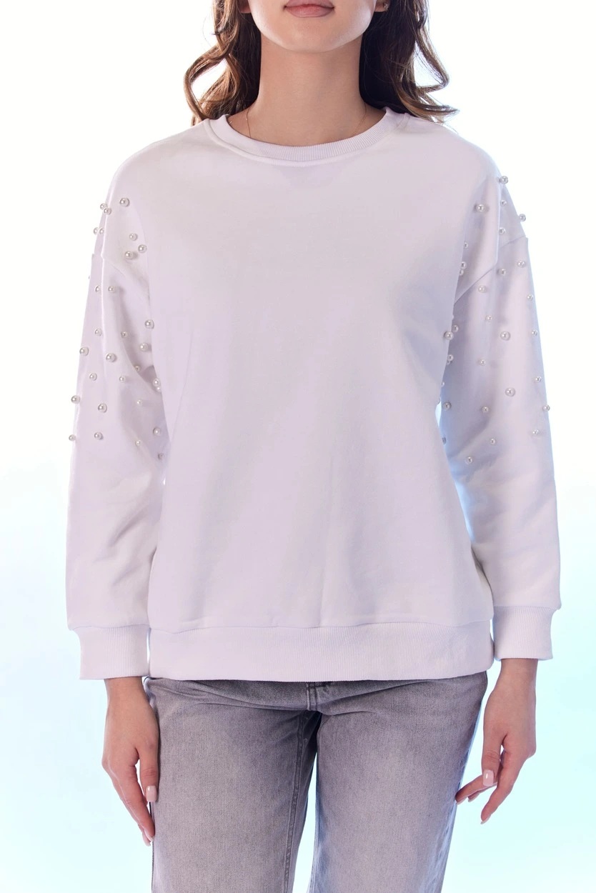 Толстовка белый для женщин 44208-4 55