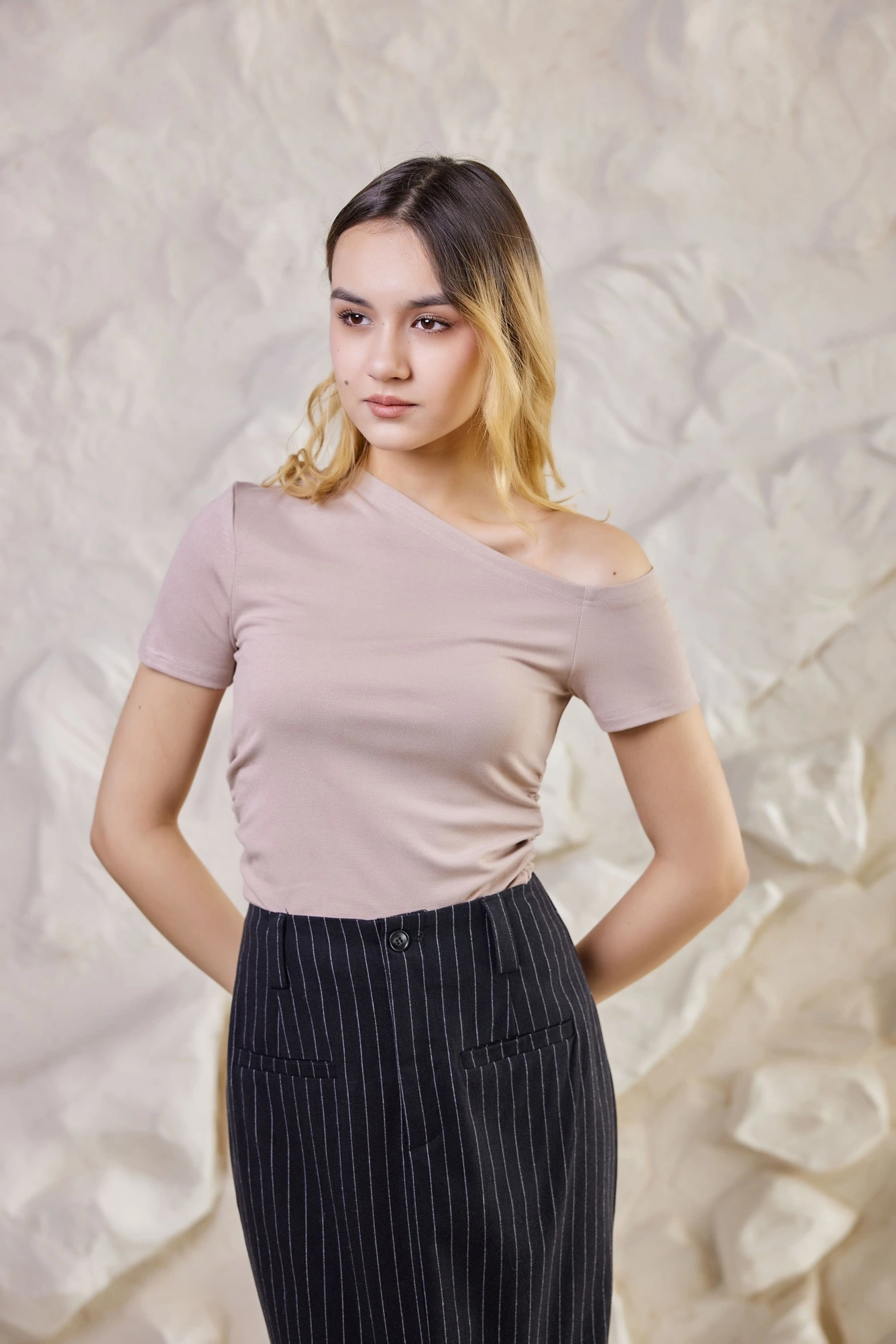 Футболка бежевый для женщин 40305-15 67