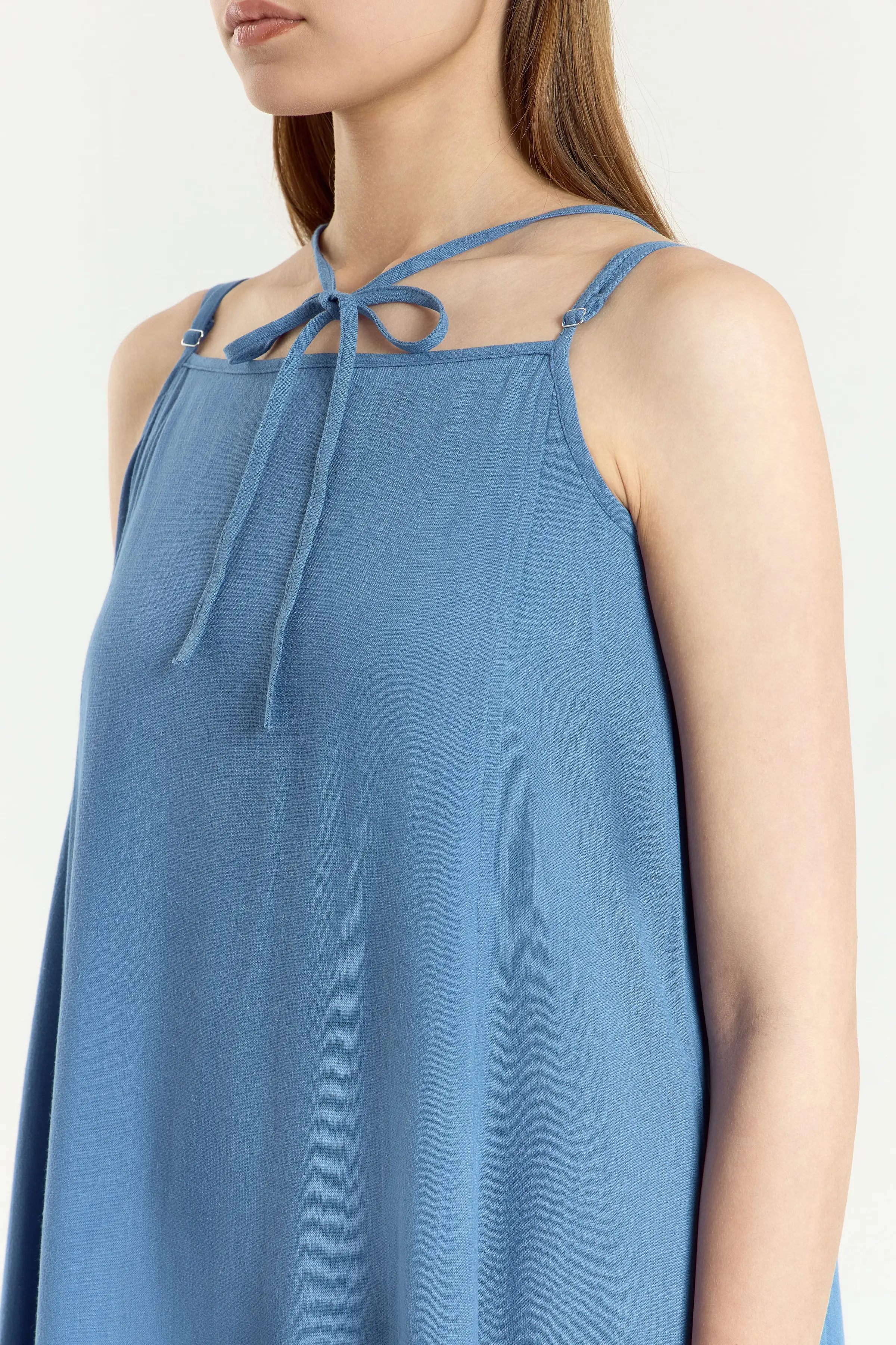 Сарафан темно-синий для женщин 45286-18 48