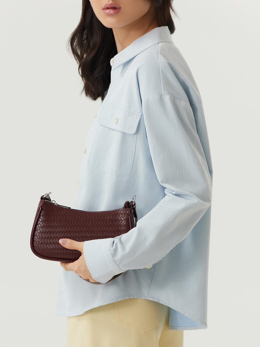 Рубашка голубой для женщин 48130-10 66