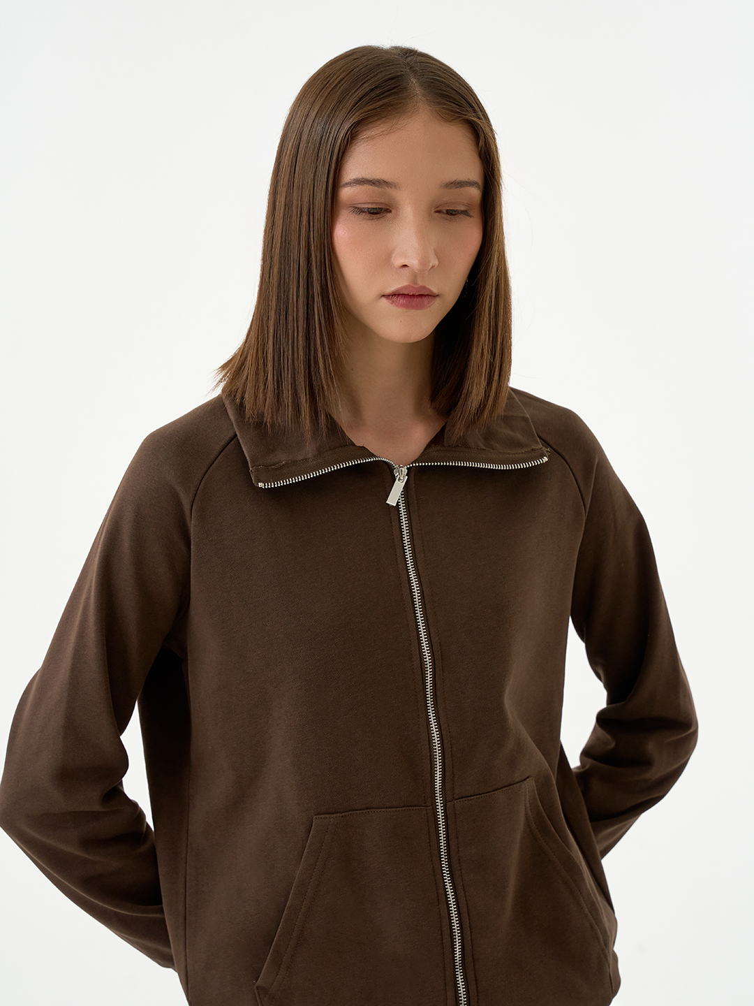 Худи коричневый для женщин 50211-13 62
