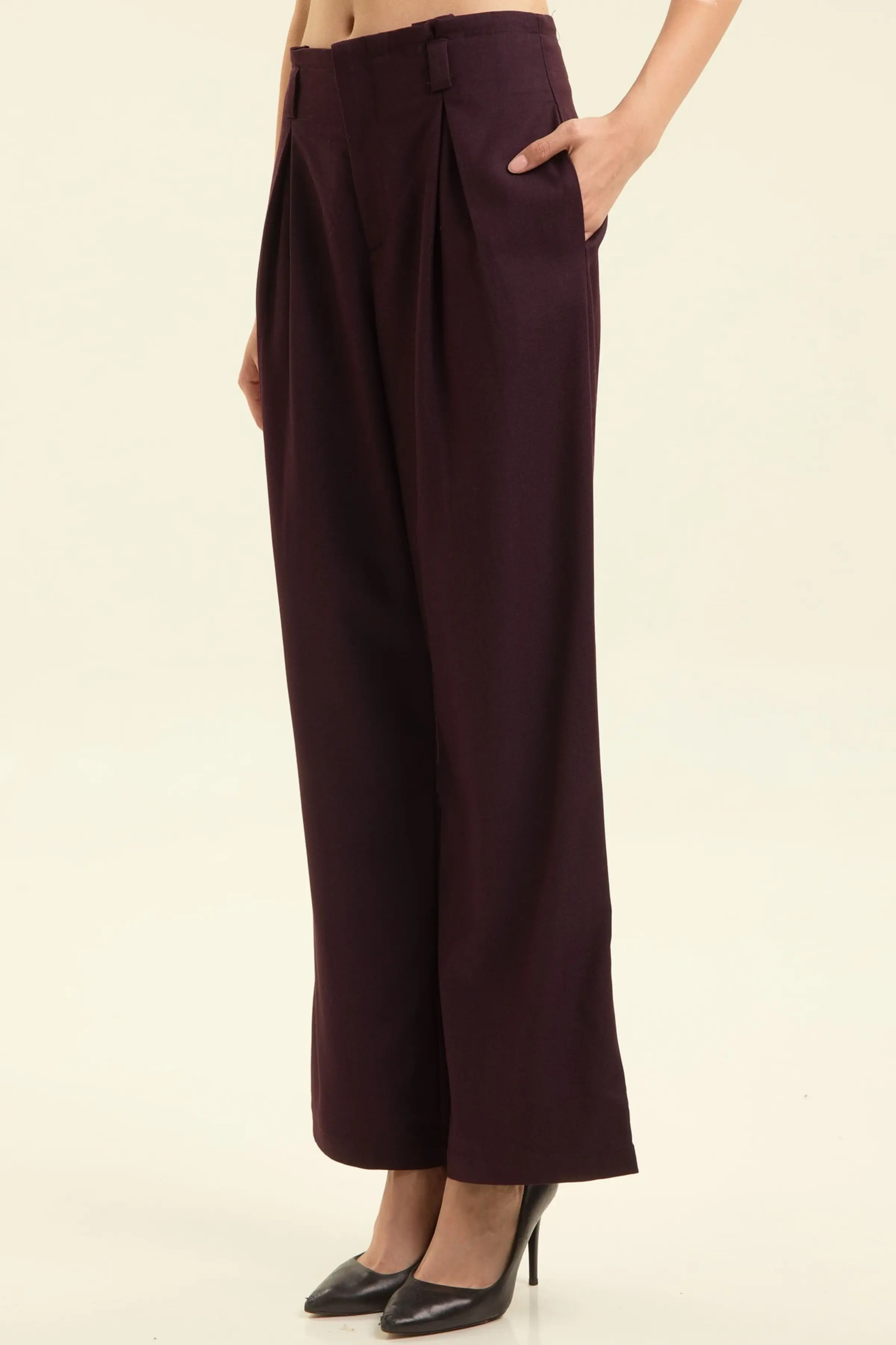 Брюки сливовый для женщин 47195-23 71