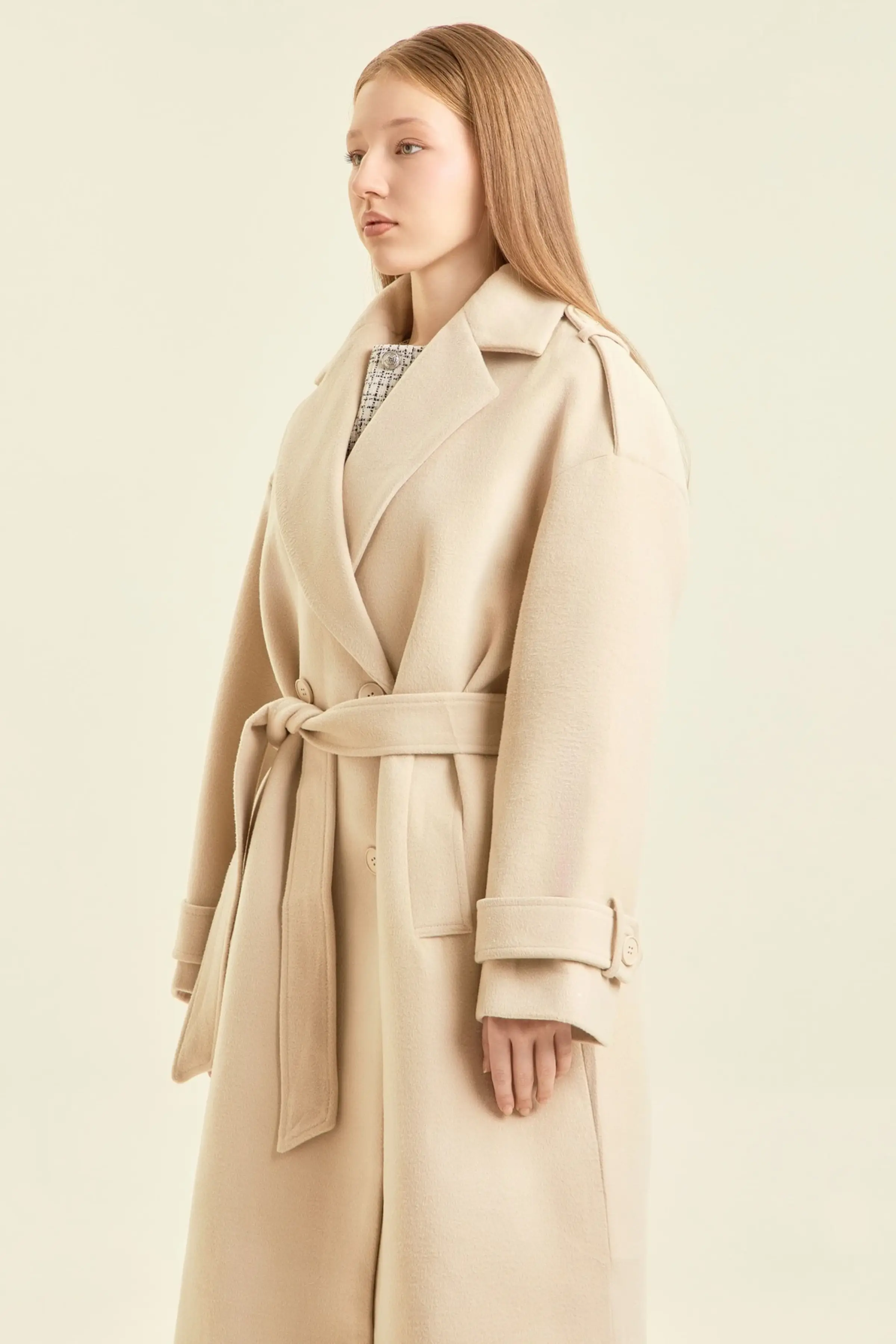 Пальто айвори для женщин 47108-234 53