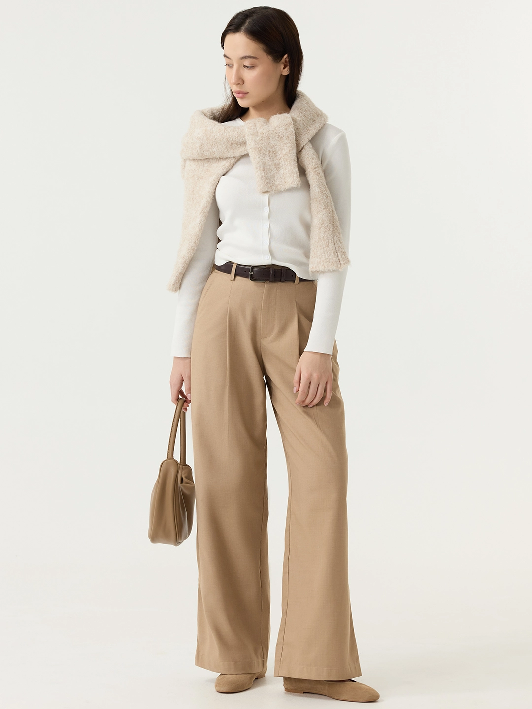 Брюки бежевый для женщин 48125-15 71