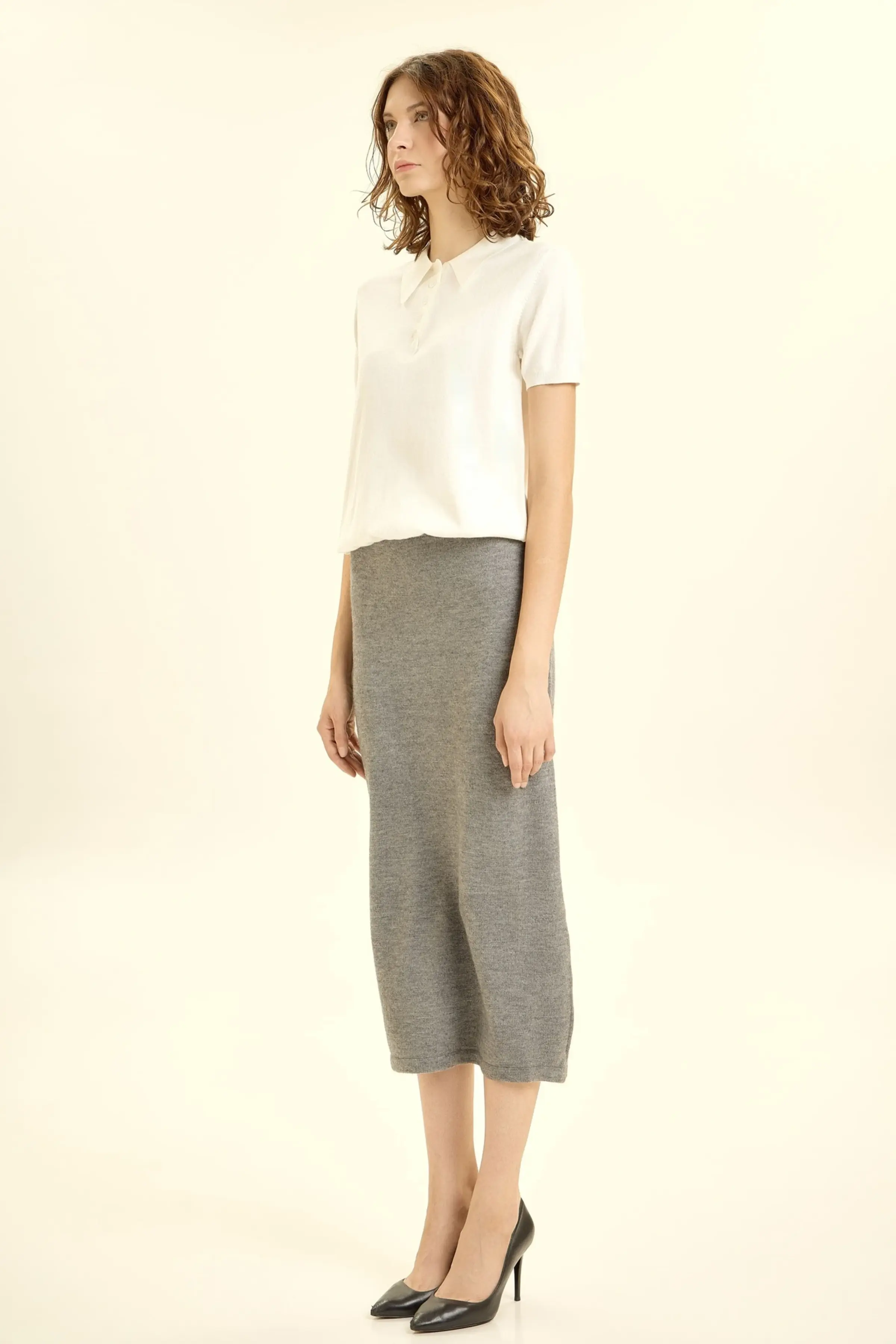 Джемпер белый для женщин 46128-4 60