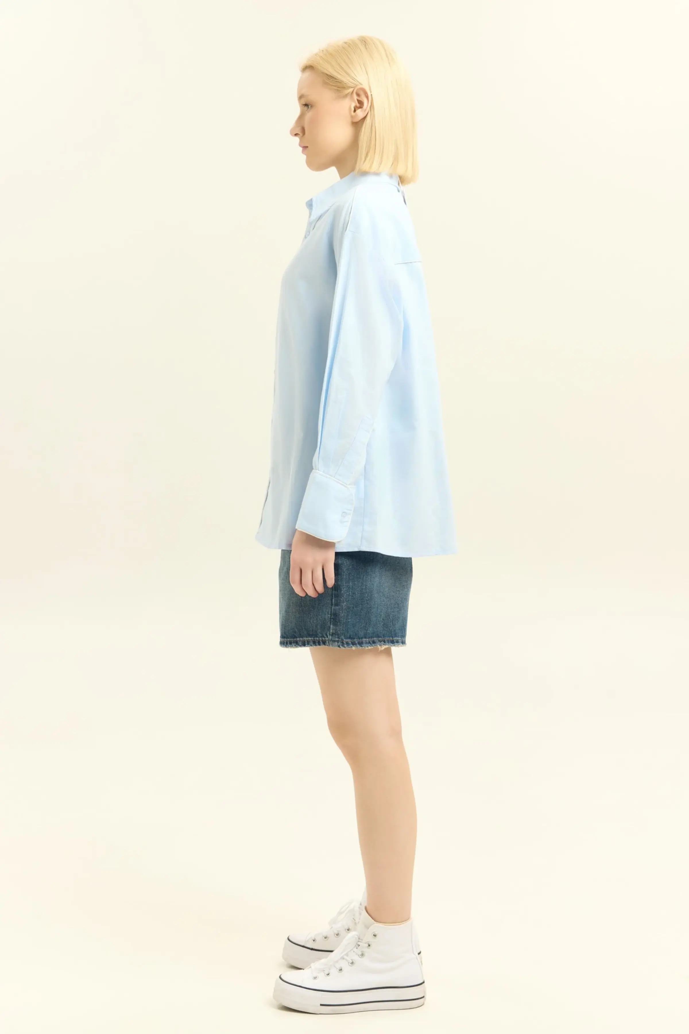 Рубашка голубой для женщин 45247-10 66