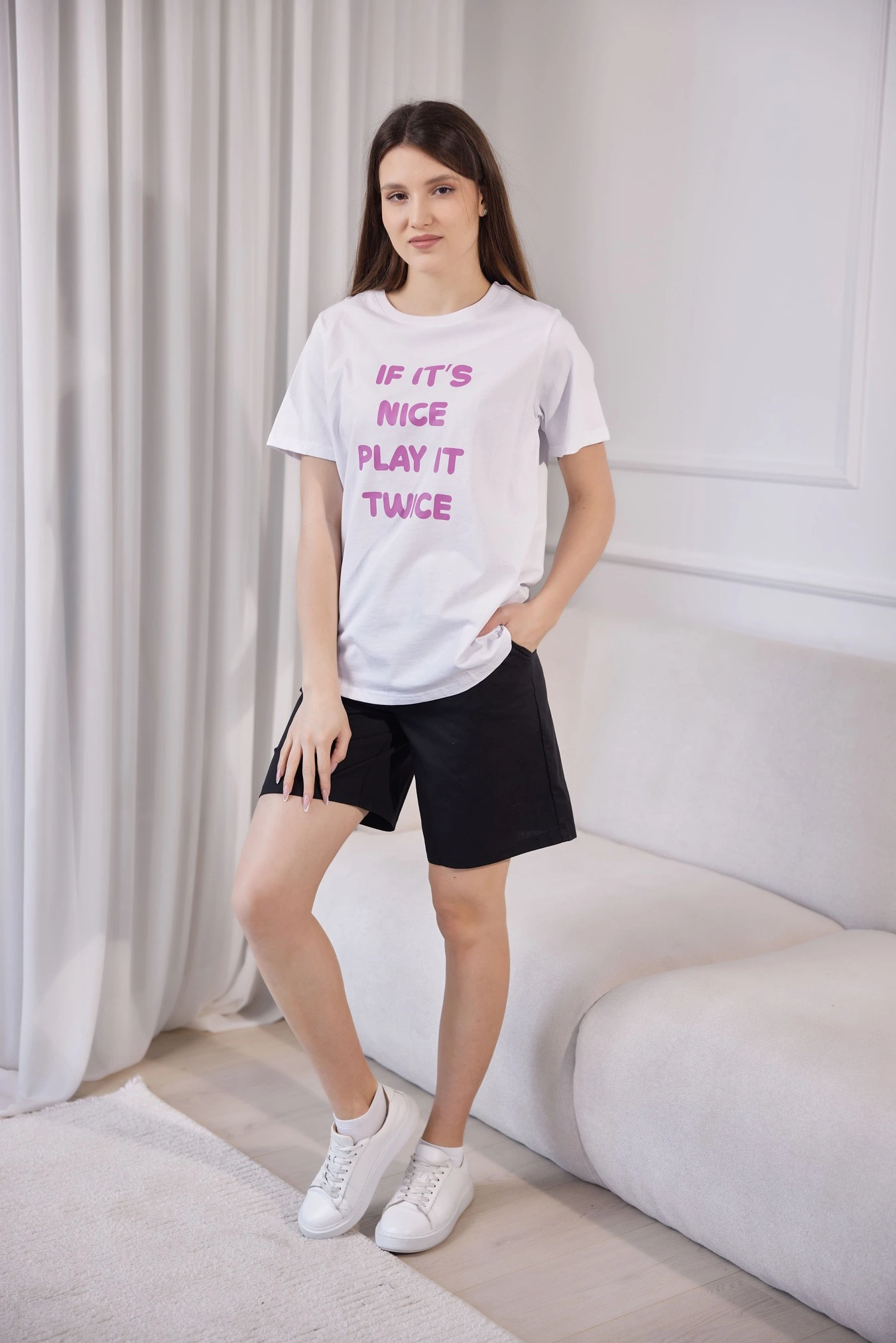 Футболка белый для женщин 41186-4 67