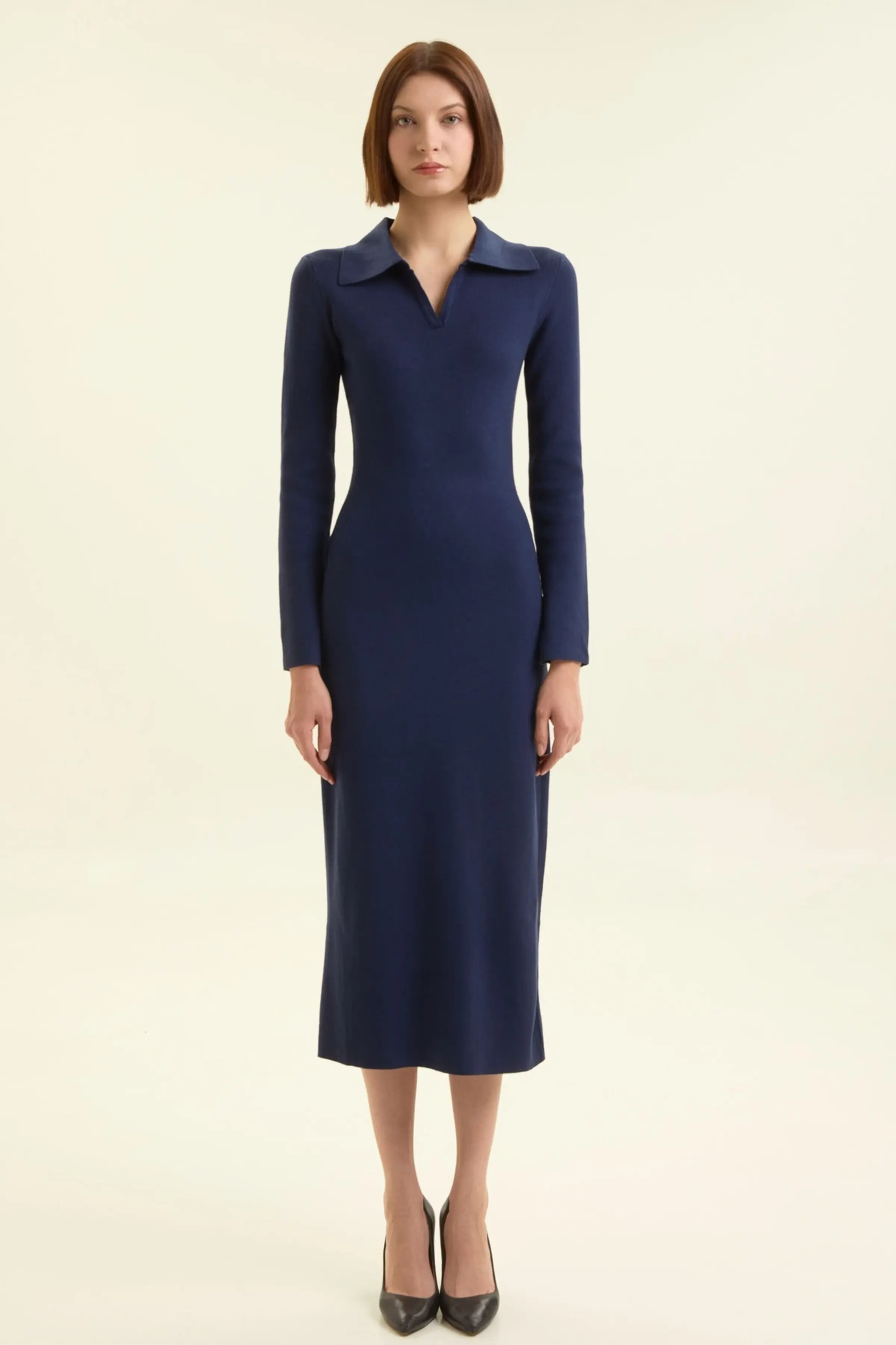 Платье синий для женщин 47215-65 54