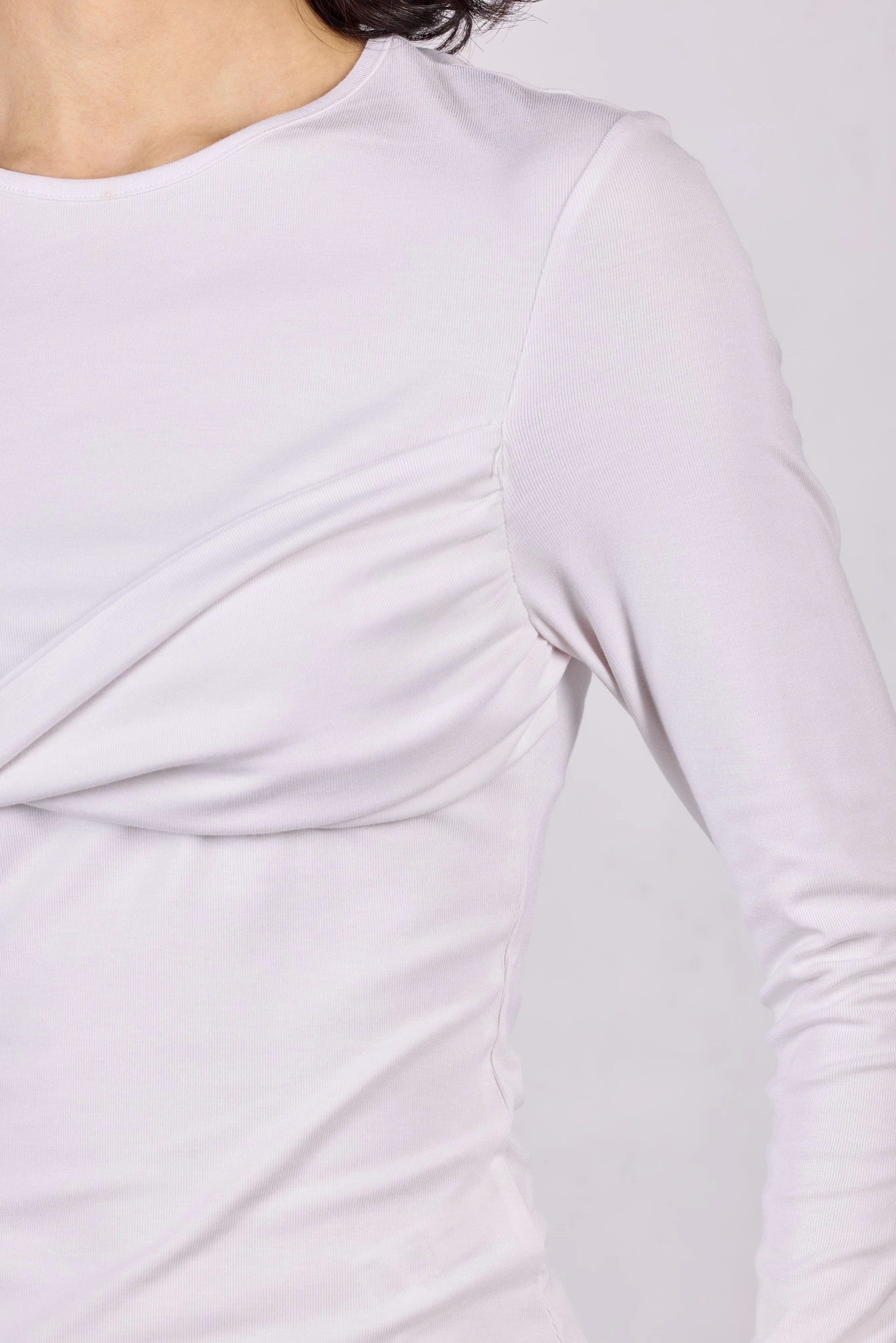 Лонгслив белый для женщин 43139-4 59