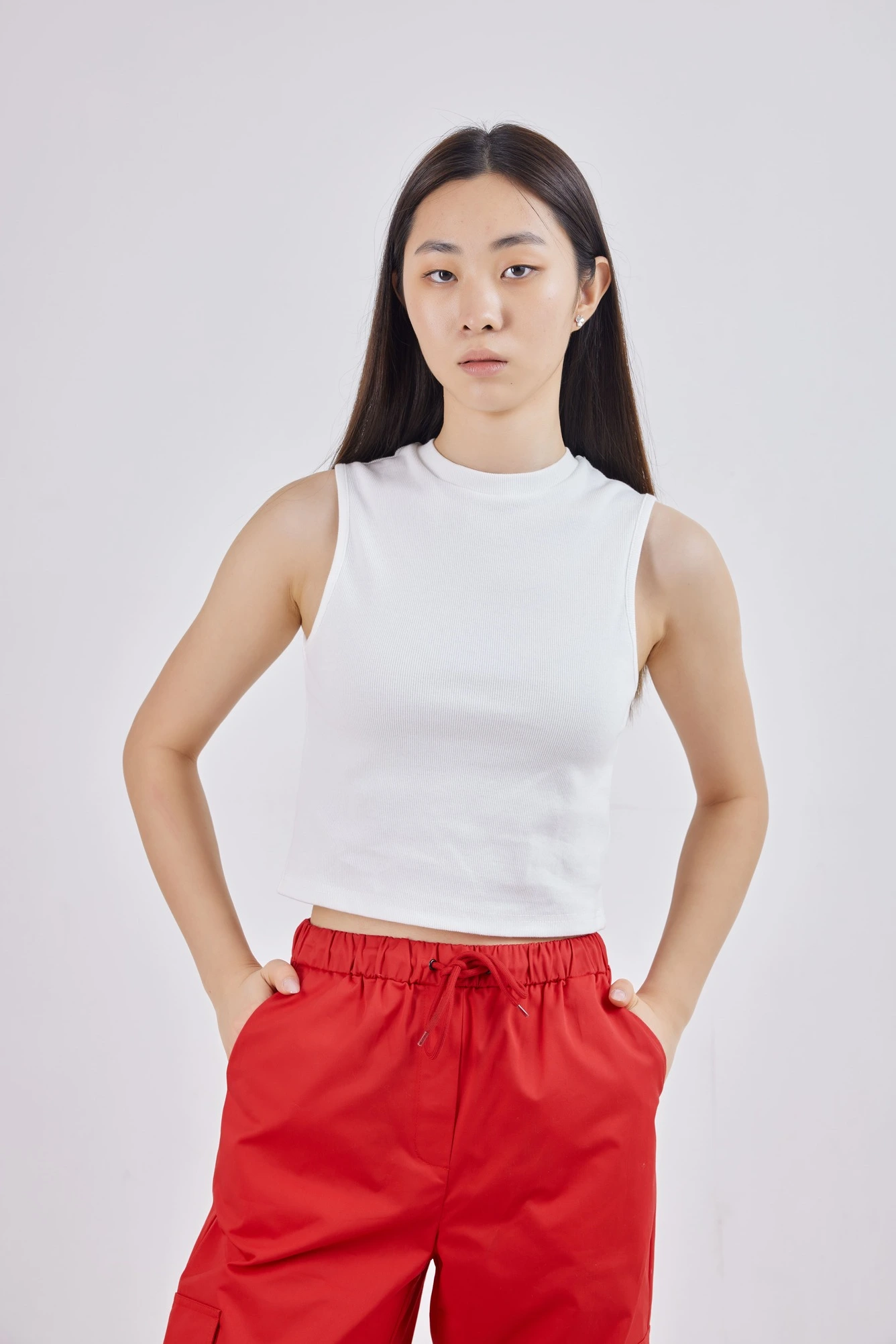 Топ белый для женщин 41269-4 46