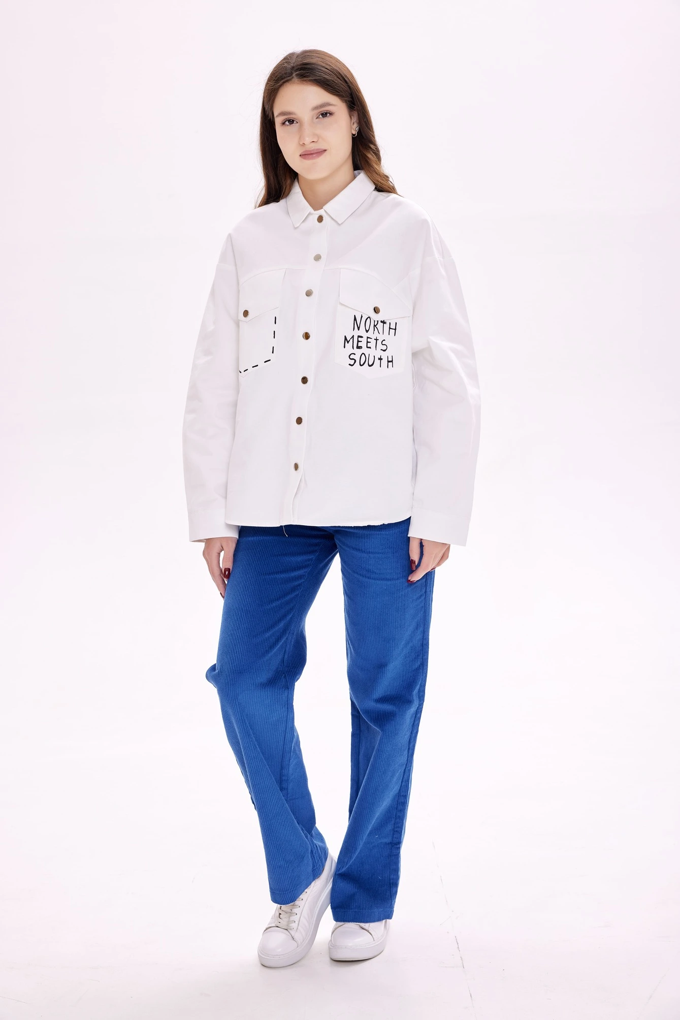 Рубашка белый для женщин 39116-4 66