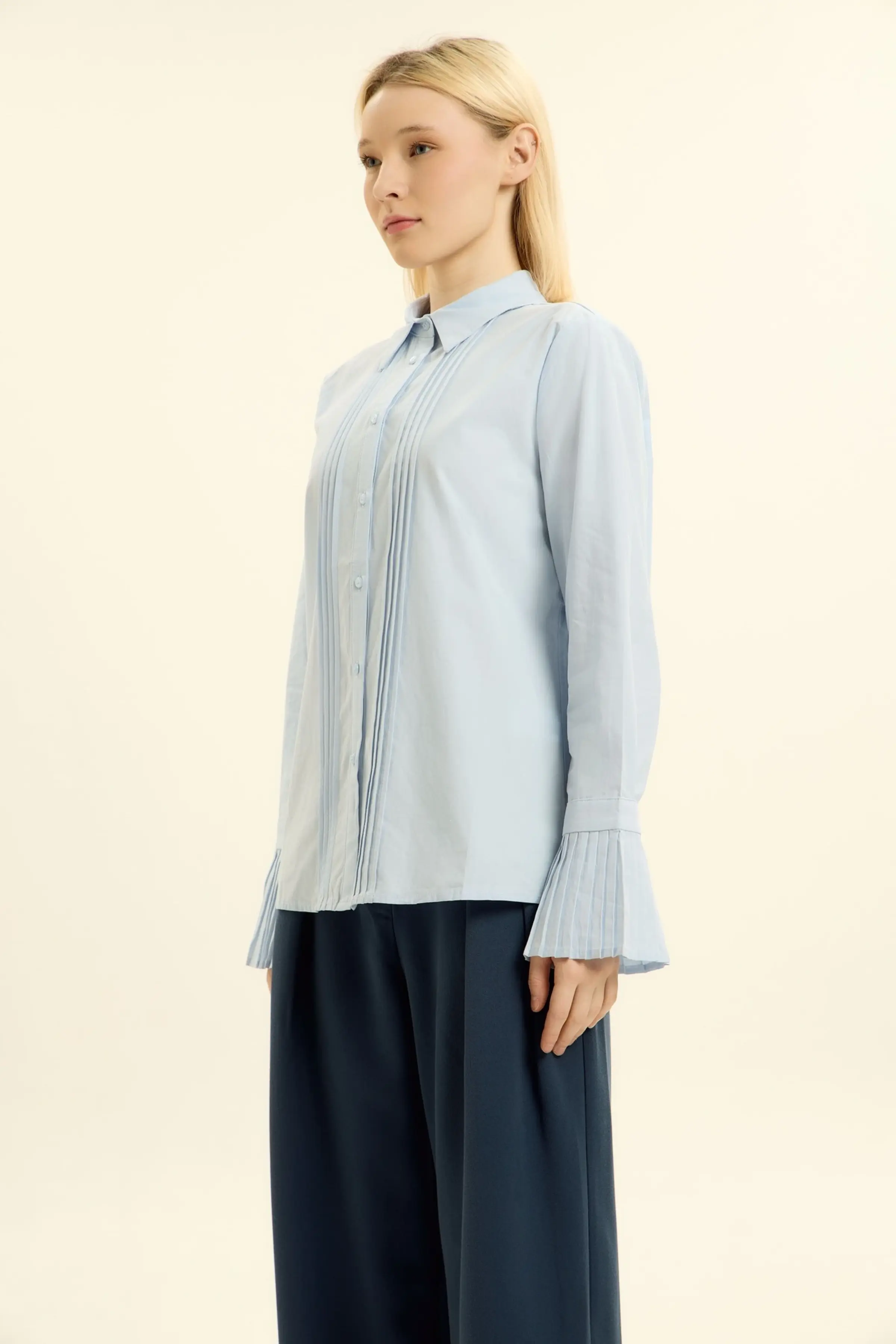 Рубашка голубой для женщин 46234-10 66