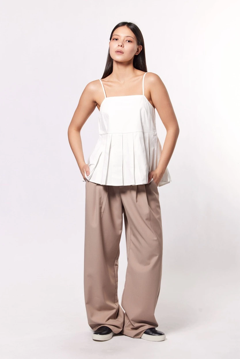 Топ белый для женщин 44264-4 46