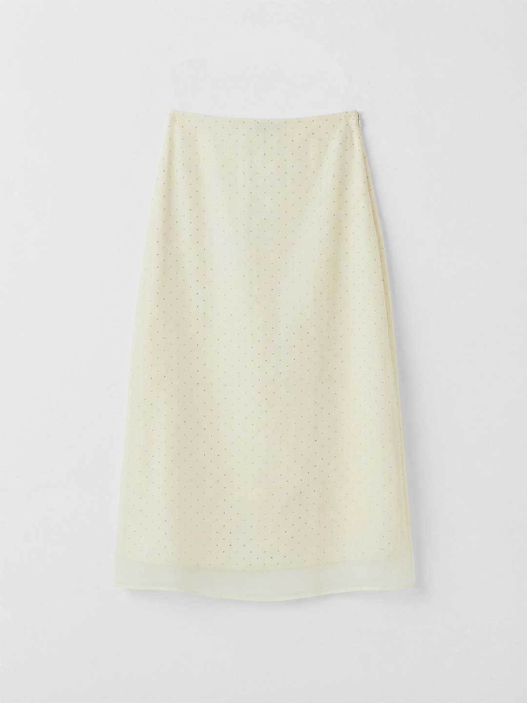 Юбка белый в черный горошек  для женщин 48220-297 52