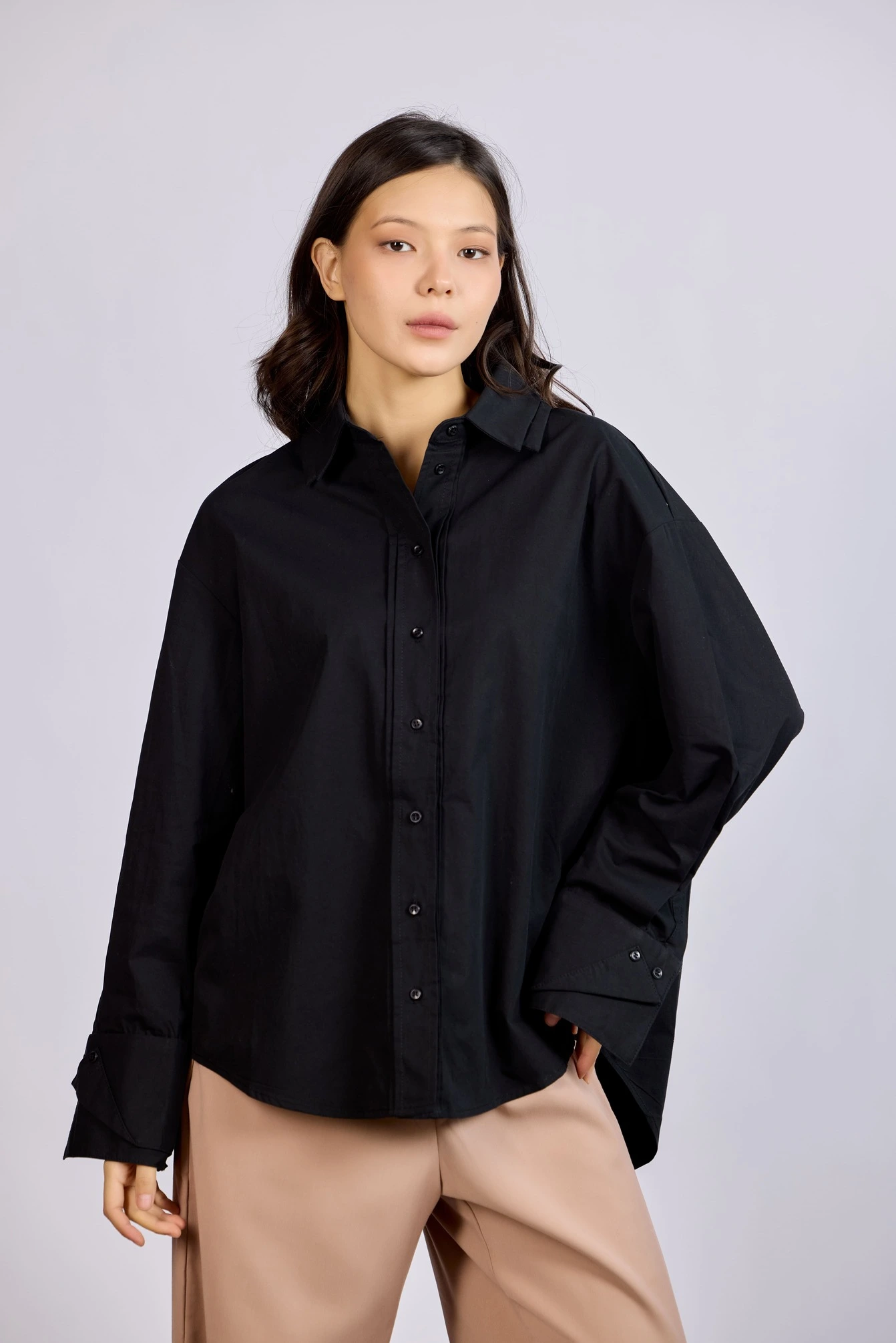 Рубашка черный для женщин 43237-1 66