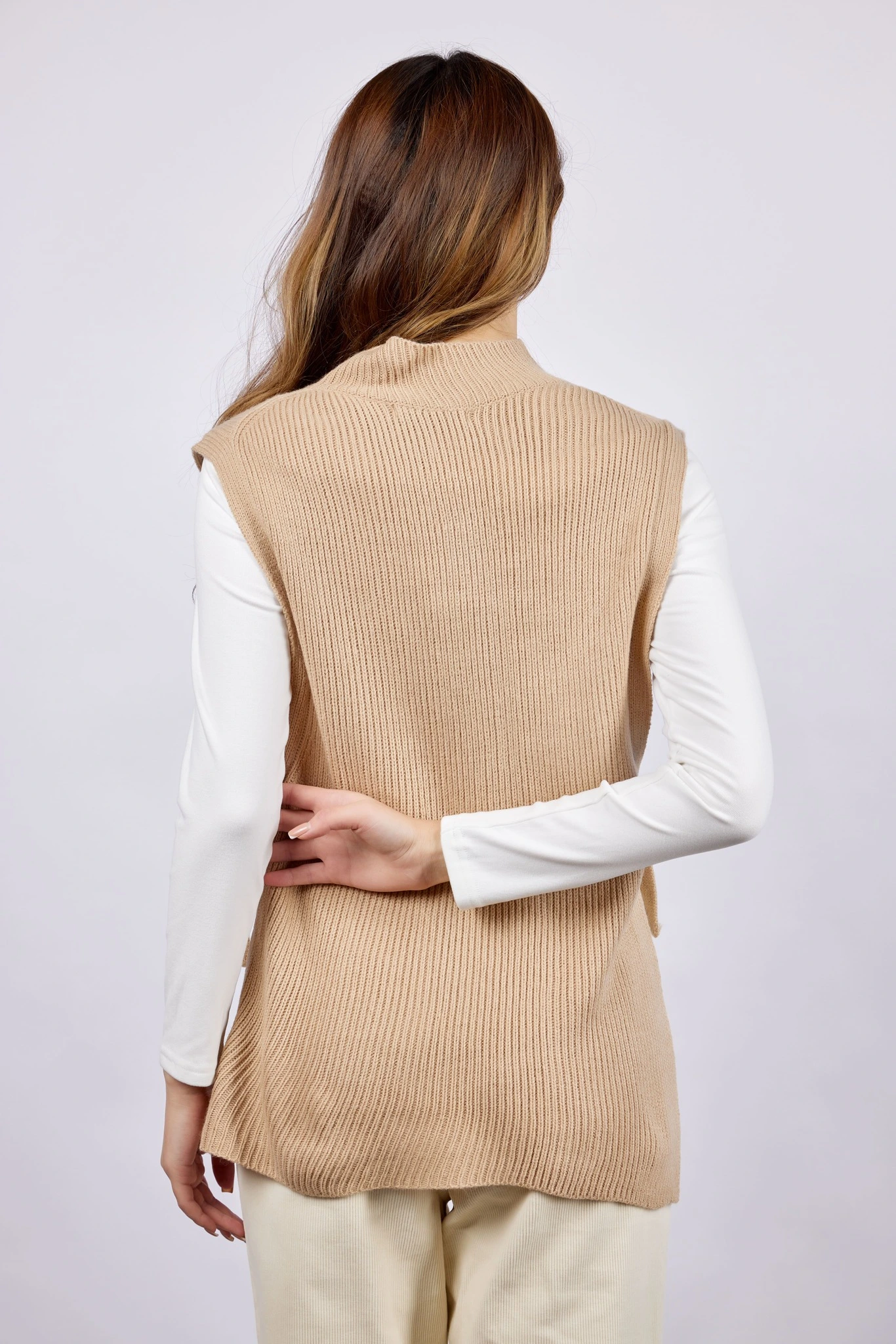 Жилетка бежевый для женщин 43158-15 68