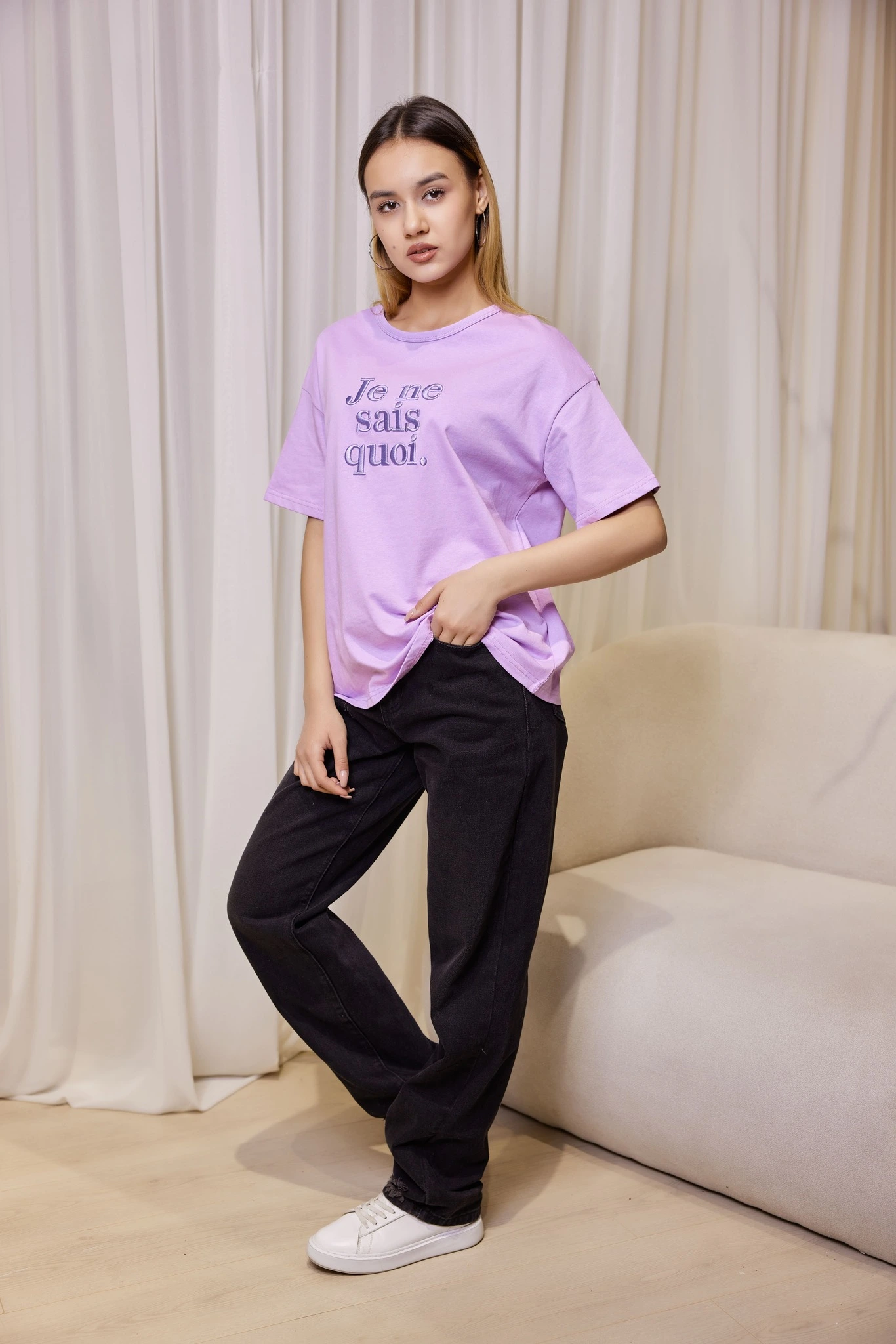 Футболка лавандовый для женщин 40224-207 67