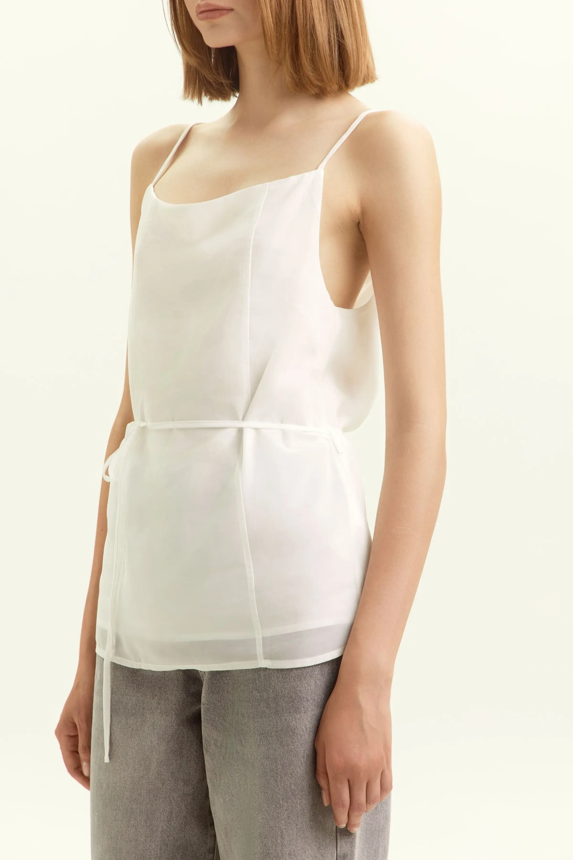 Топ белый для женщин 45114-4 46