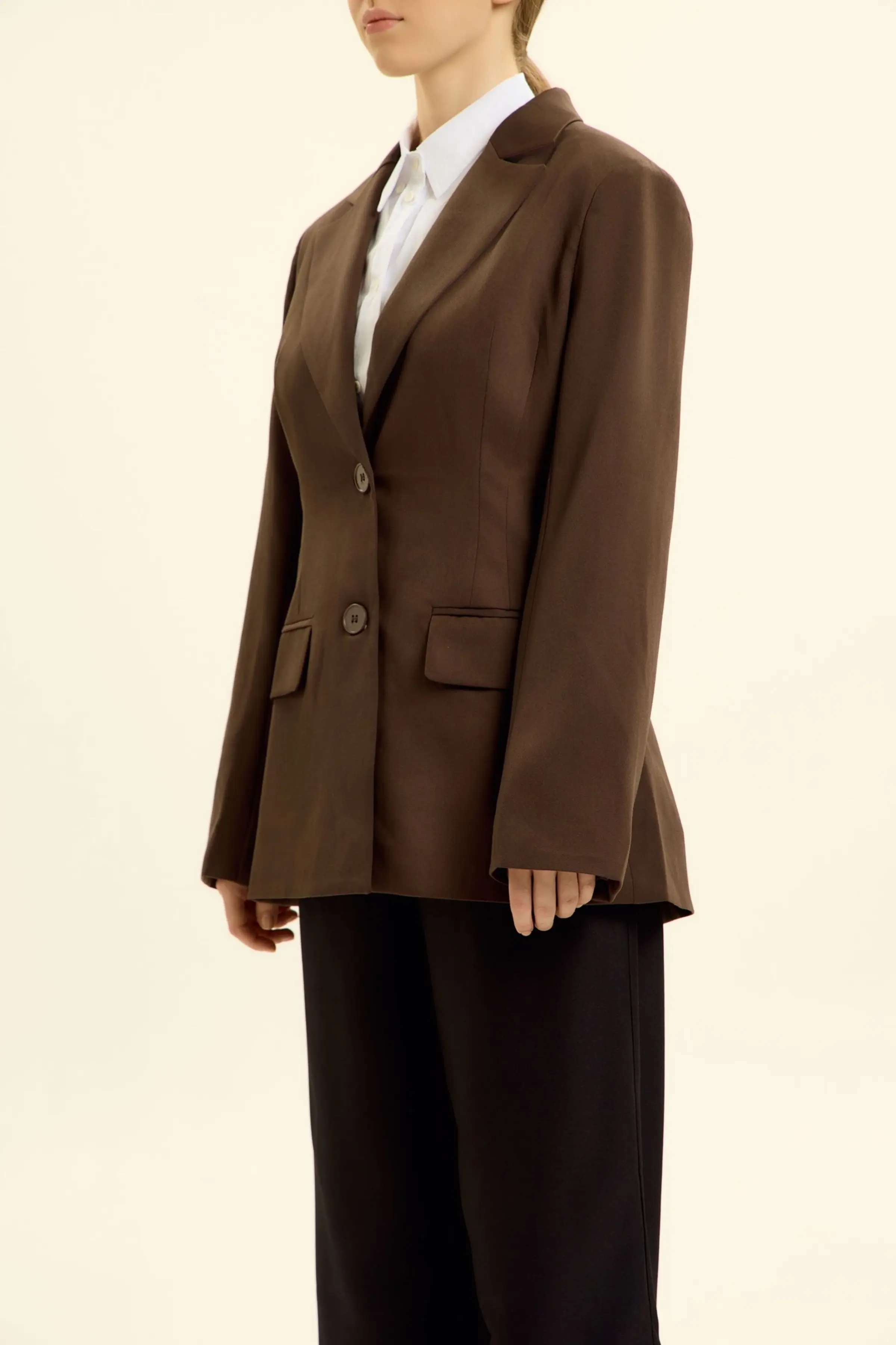 Жакет коричневый для женщин 46261-13 64