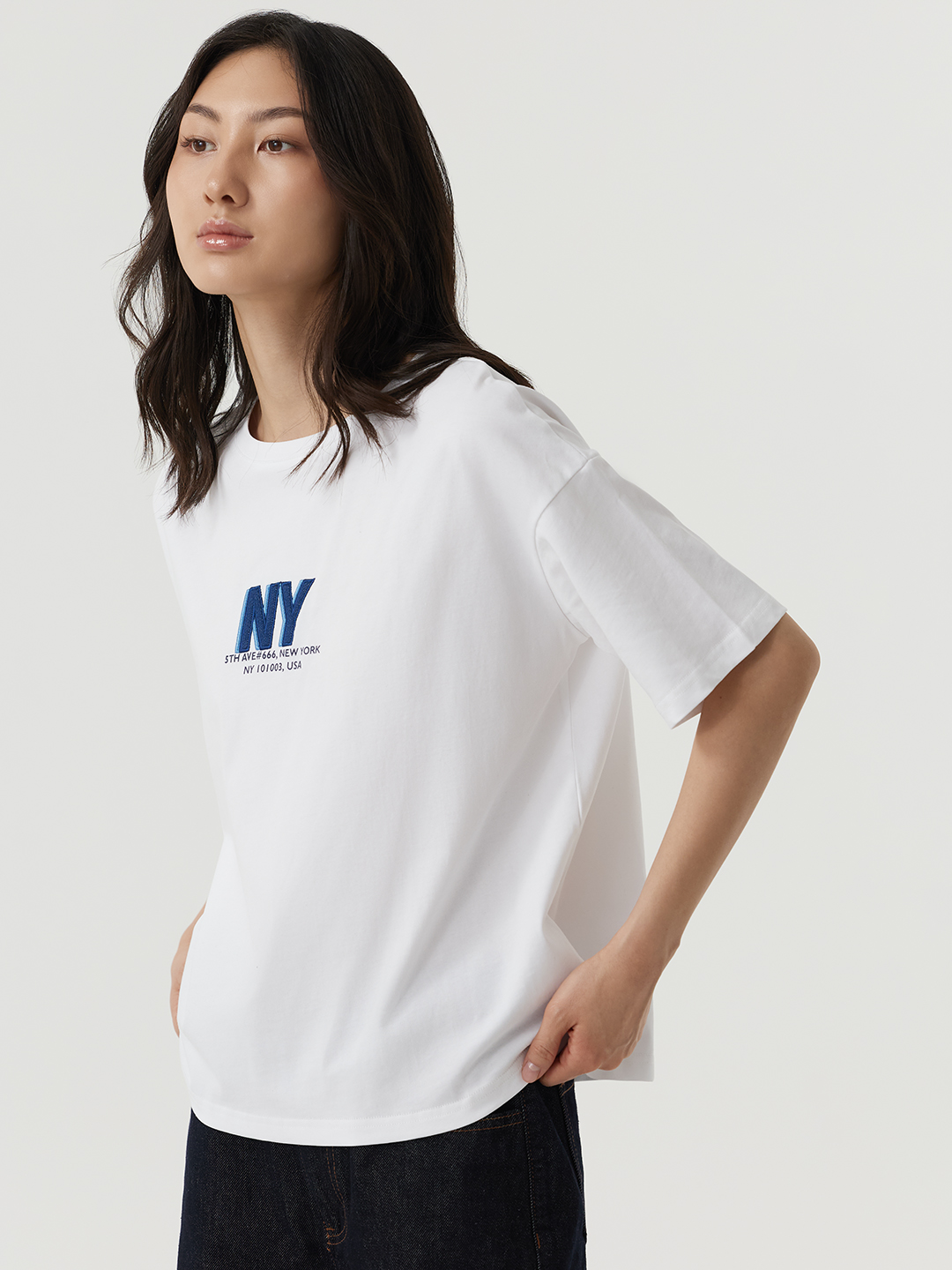 Футболка белый для женщин 48183-4 67