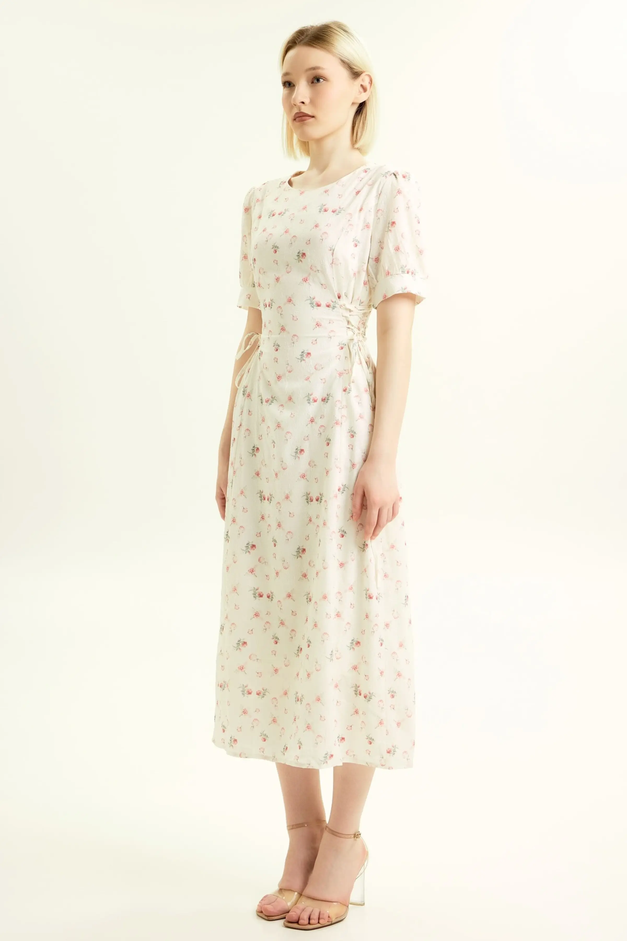 Платье розовый цветочек для женщин 45275-219 54