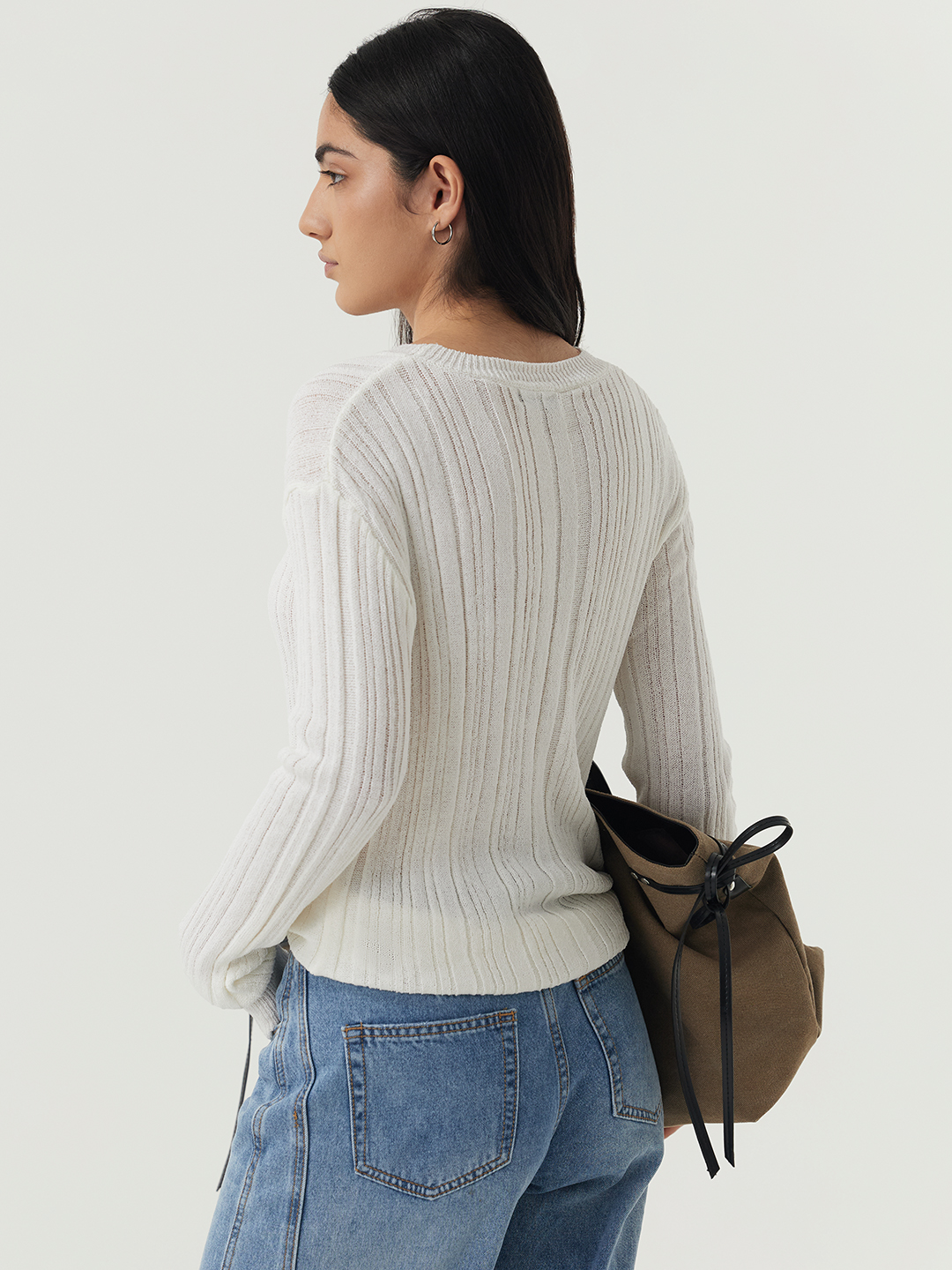 Джемпер белый для женщин 48126-4 60