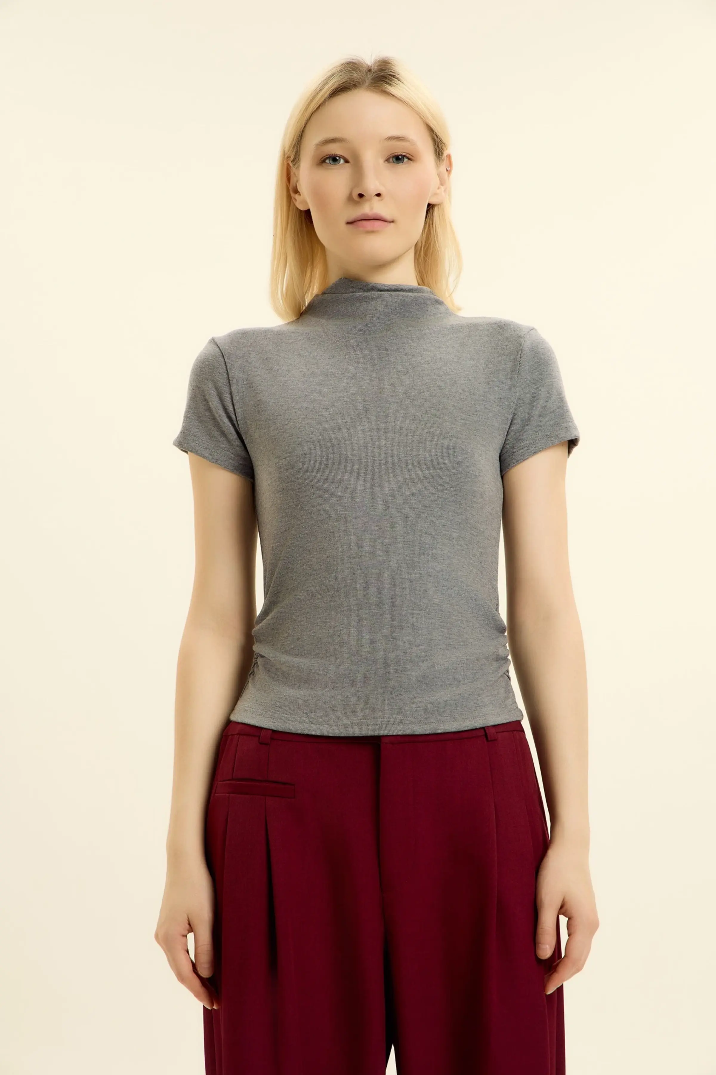 Лонгслив серый для женщин 46212-61 59