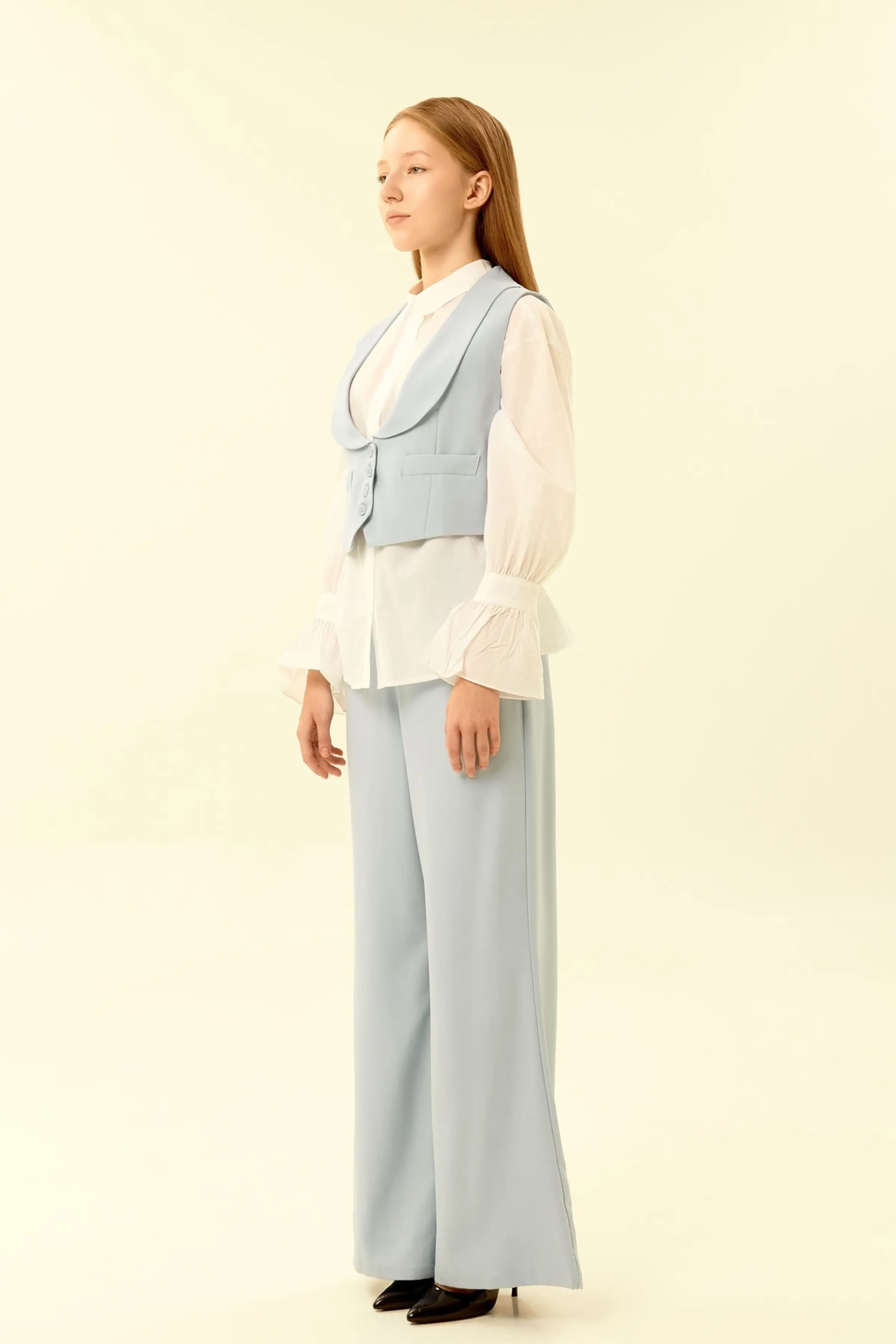 Жилетка голубой для женщин 46104-10 68