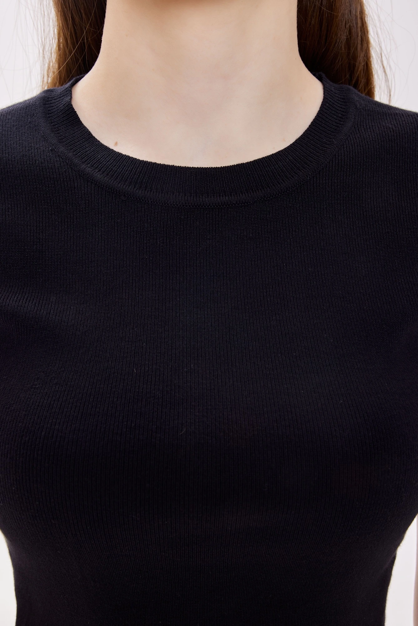 Джемпер черный для женщин 40198-1 60